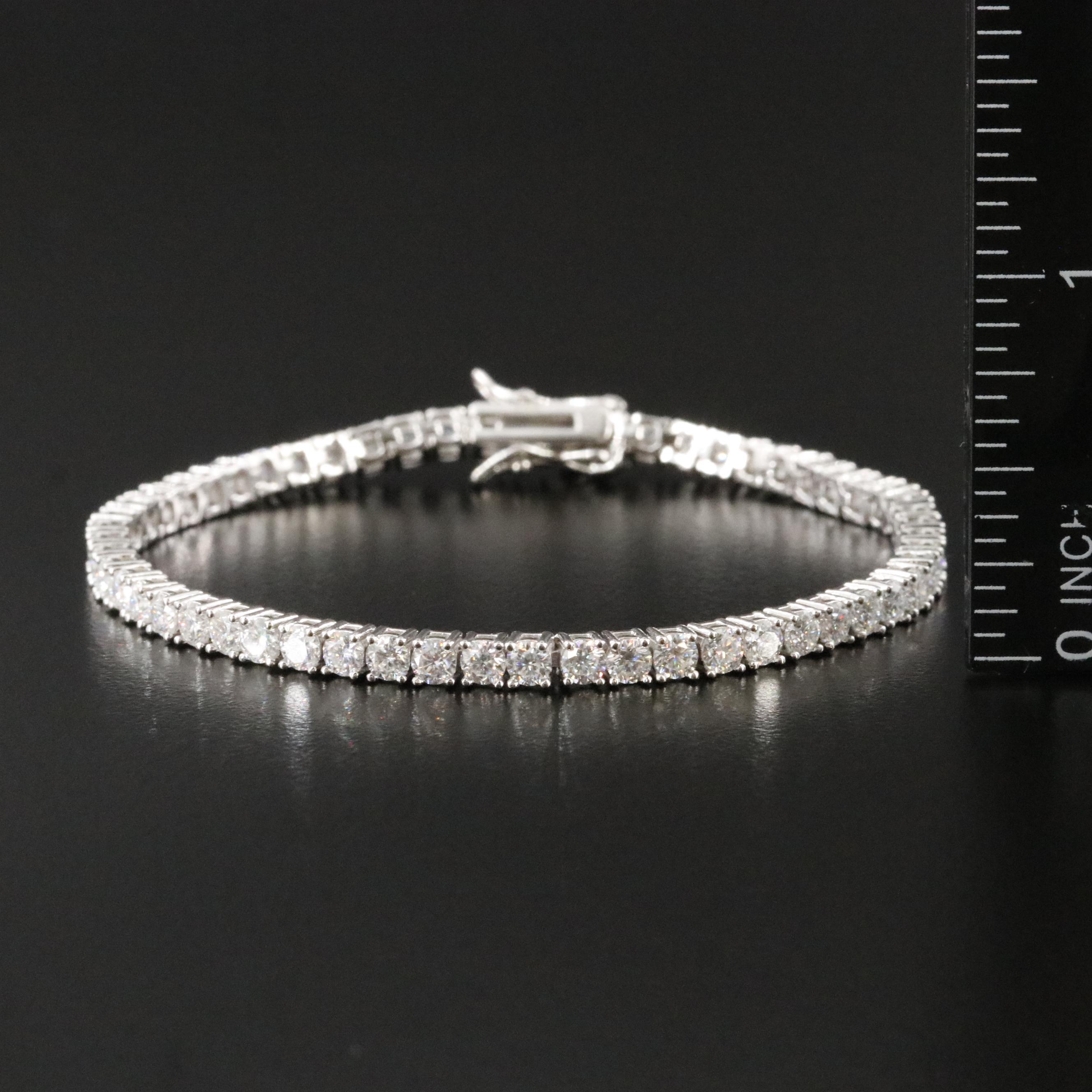 Sterling Moissanite Bracelet