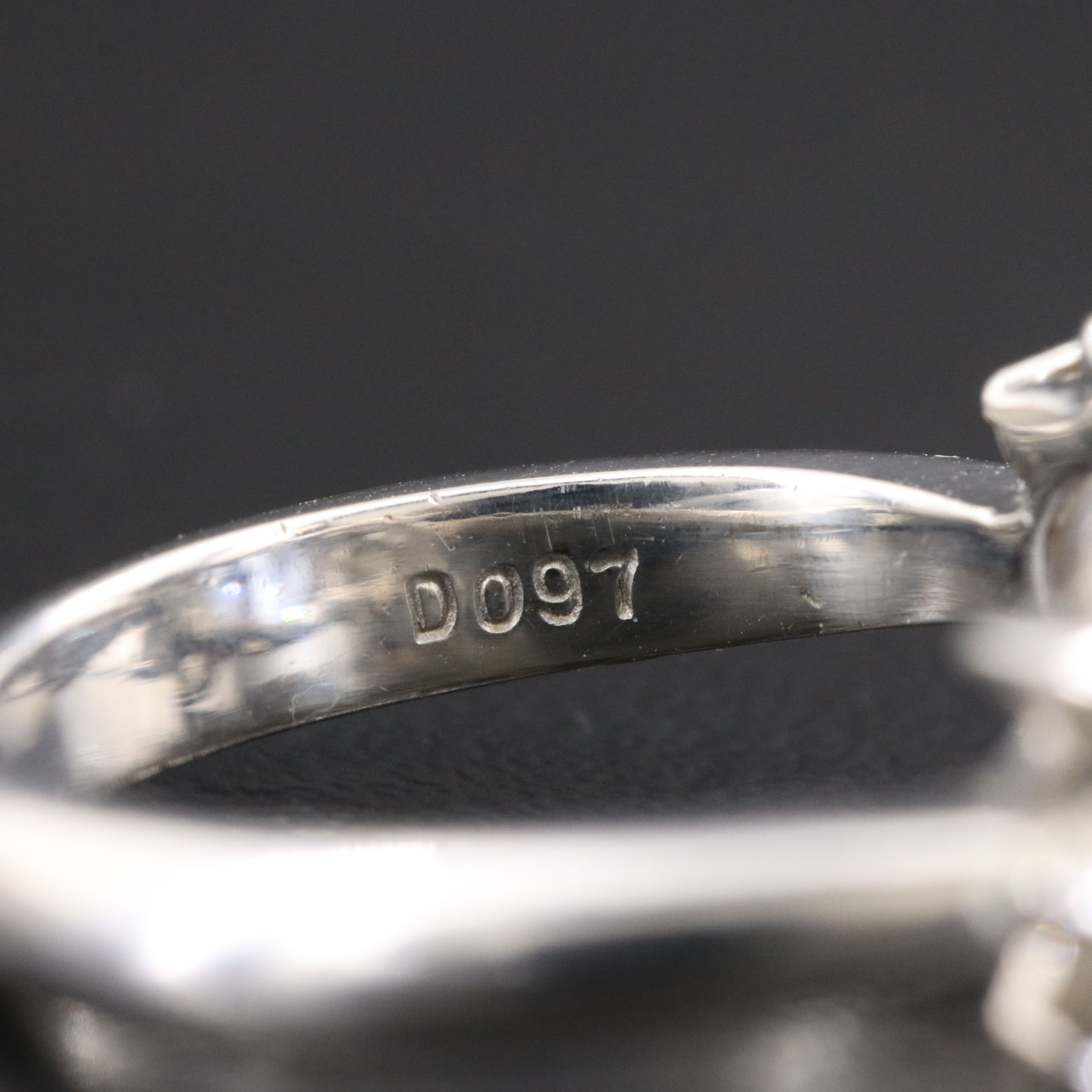 Platnium 3.89 CT Sapphire and Diamond Ring