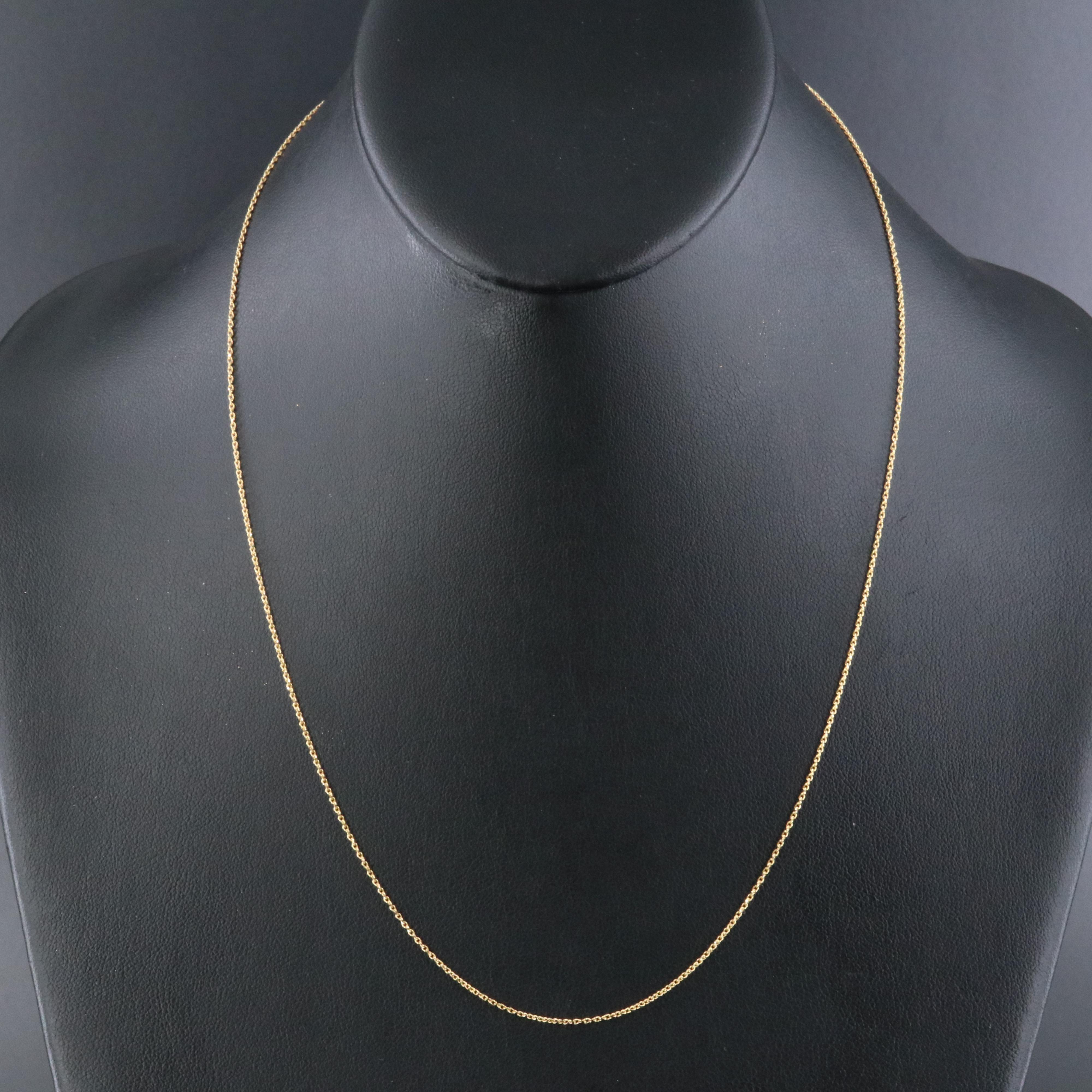 14K Curb Chain Necklace