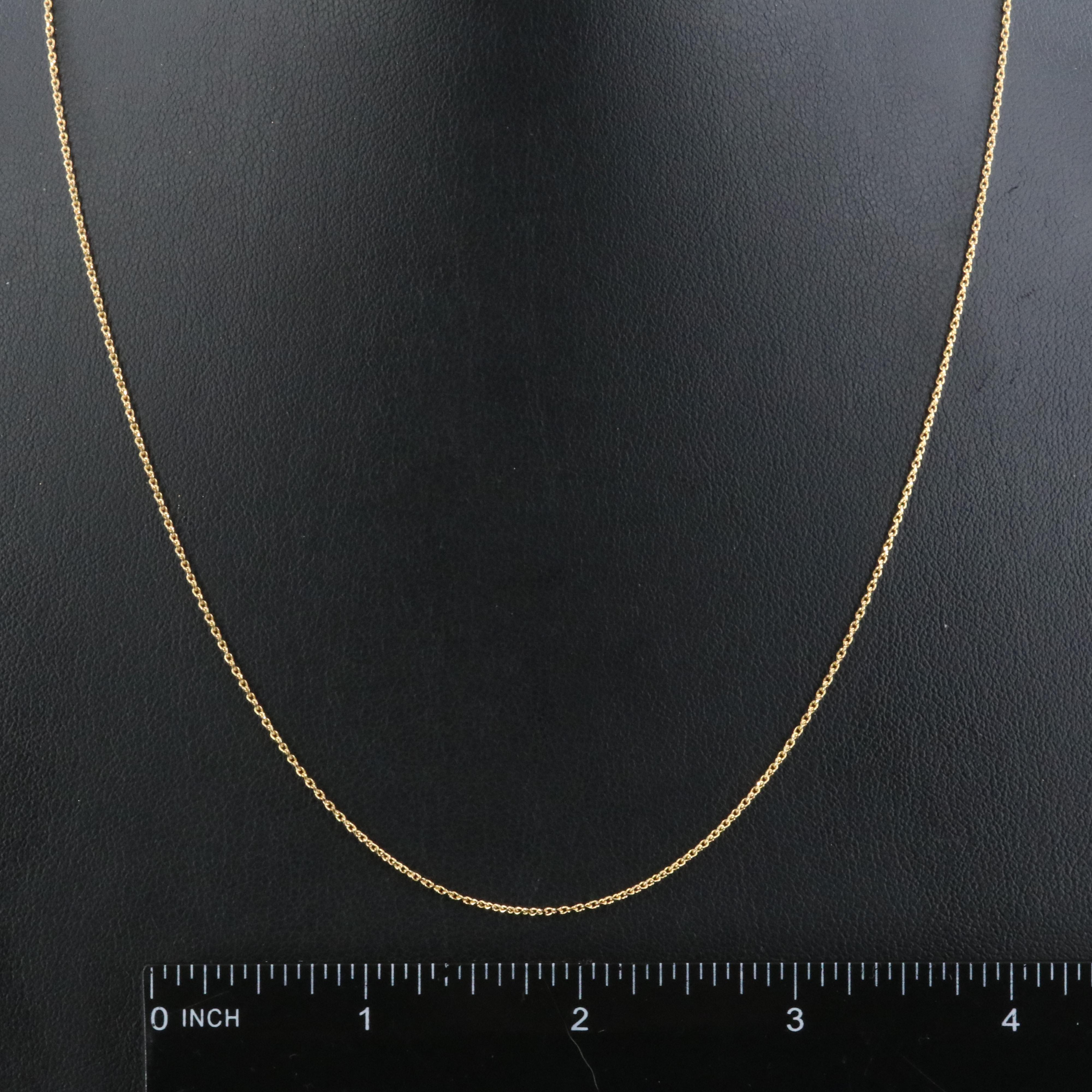 14K Curb Chain Necklace