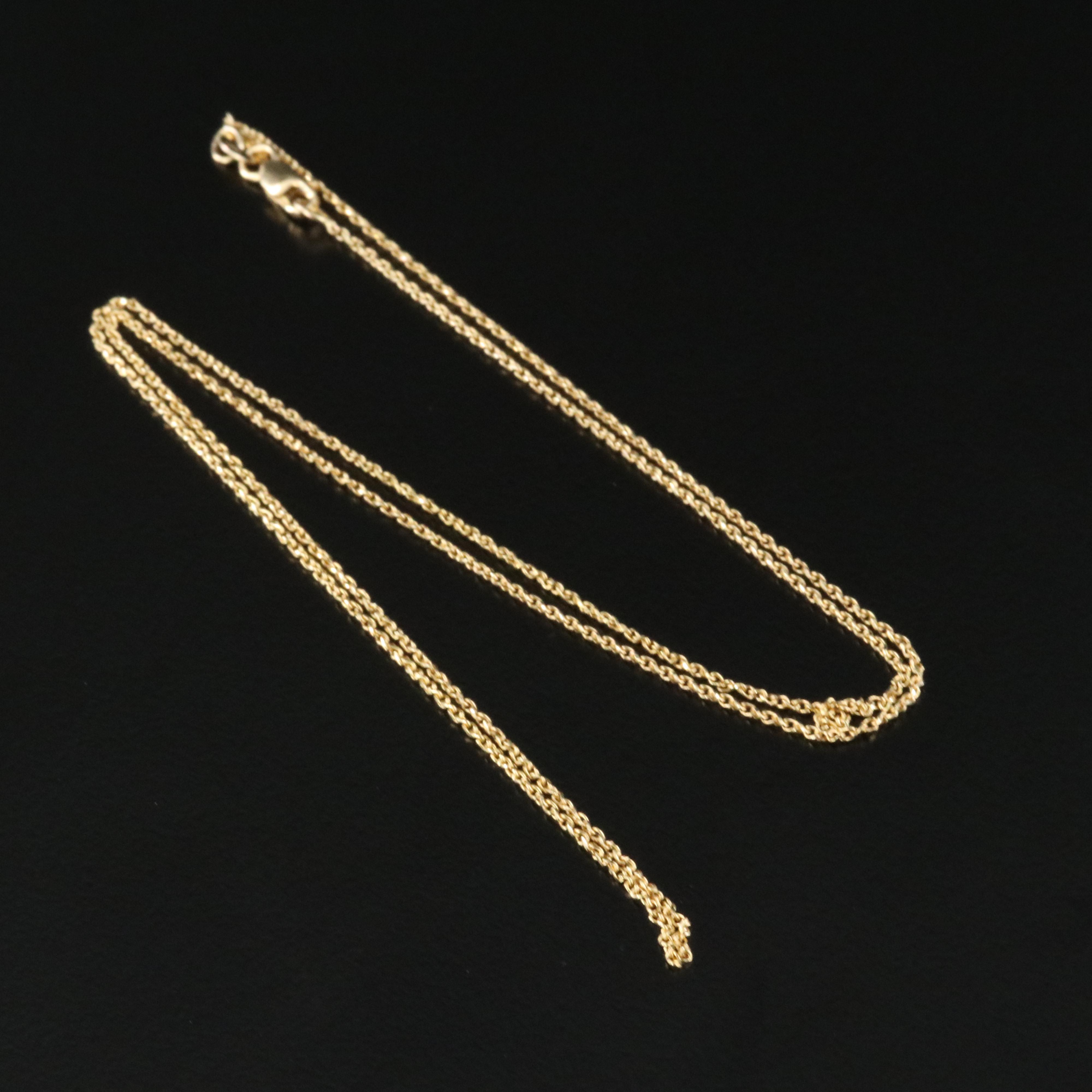 14K Curb Chain Necklace