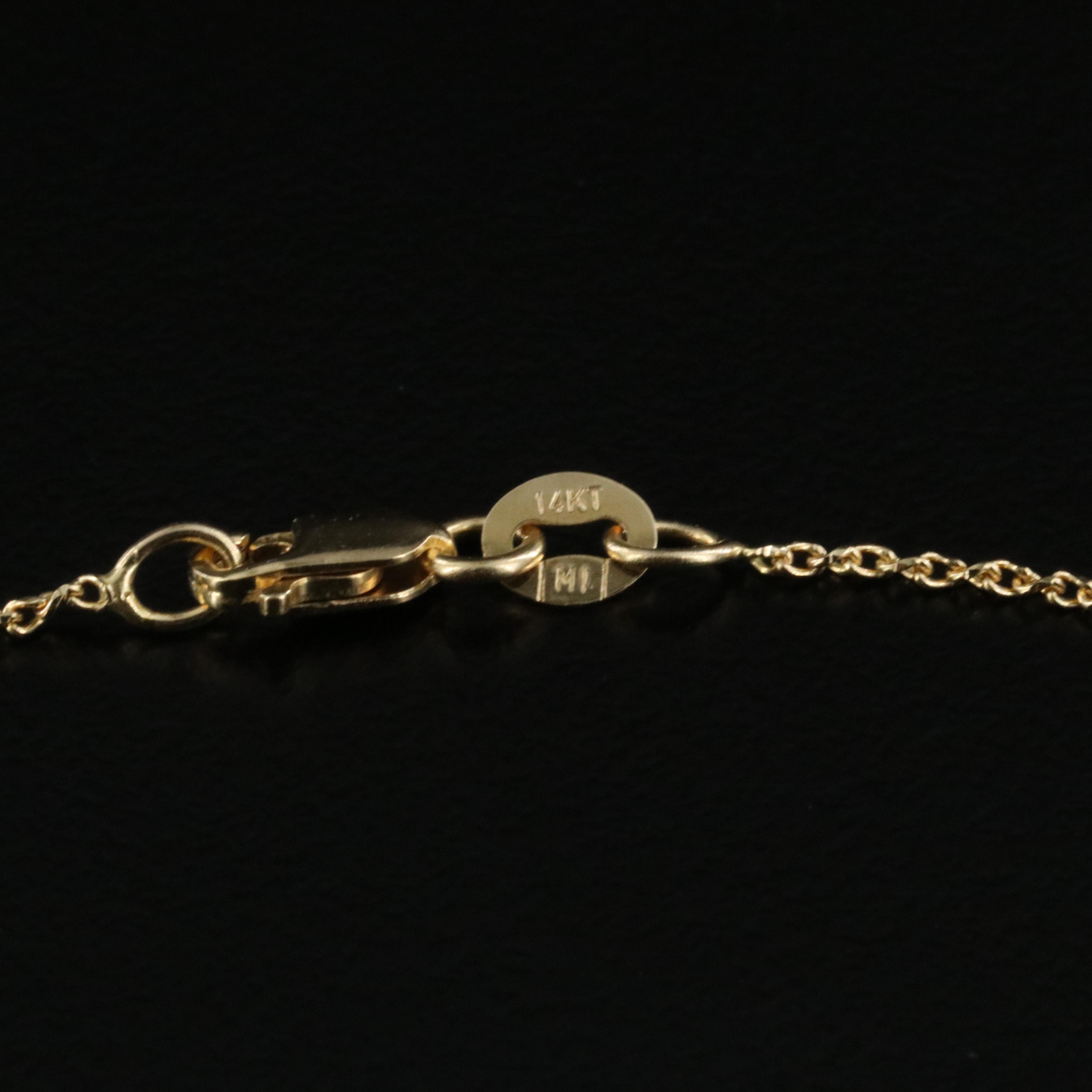14K Curb Chain Necklace
