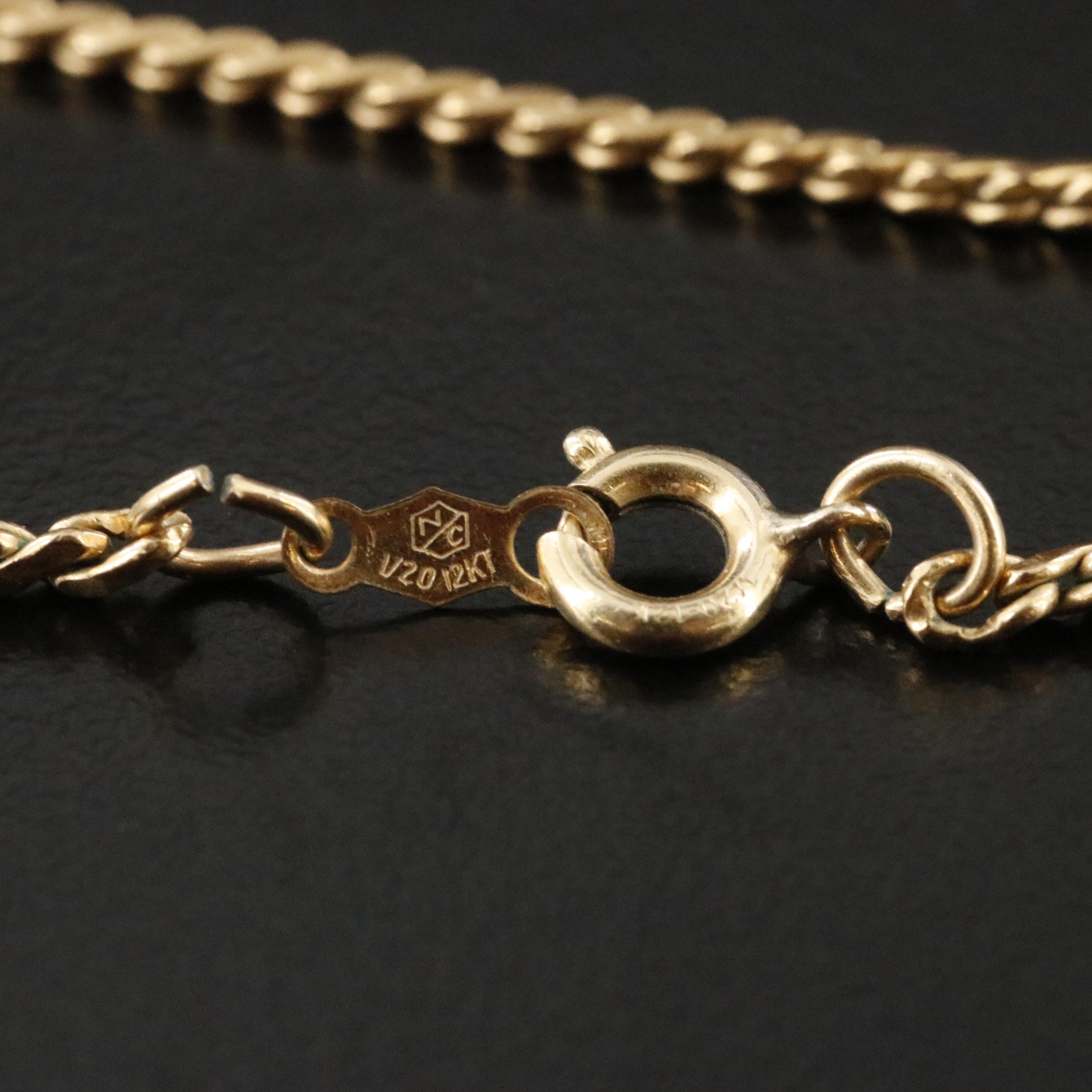 Waterford Crystal Heart Pendant on Gold-Filled Chain