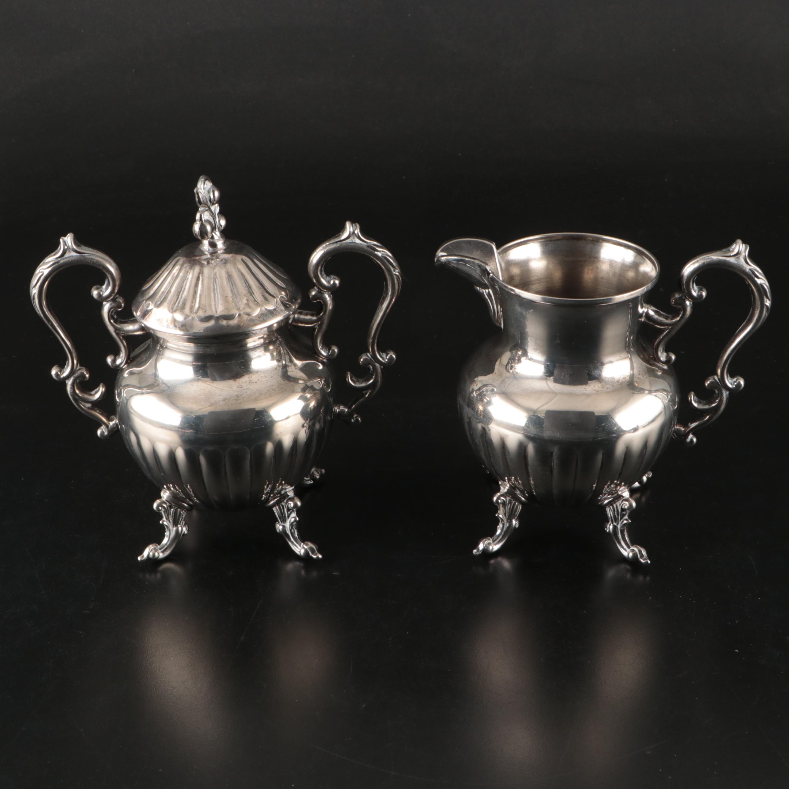 Birmingham Silver Co. Silver Plate Tea and Coffee Service, 20th Century
