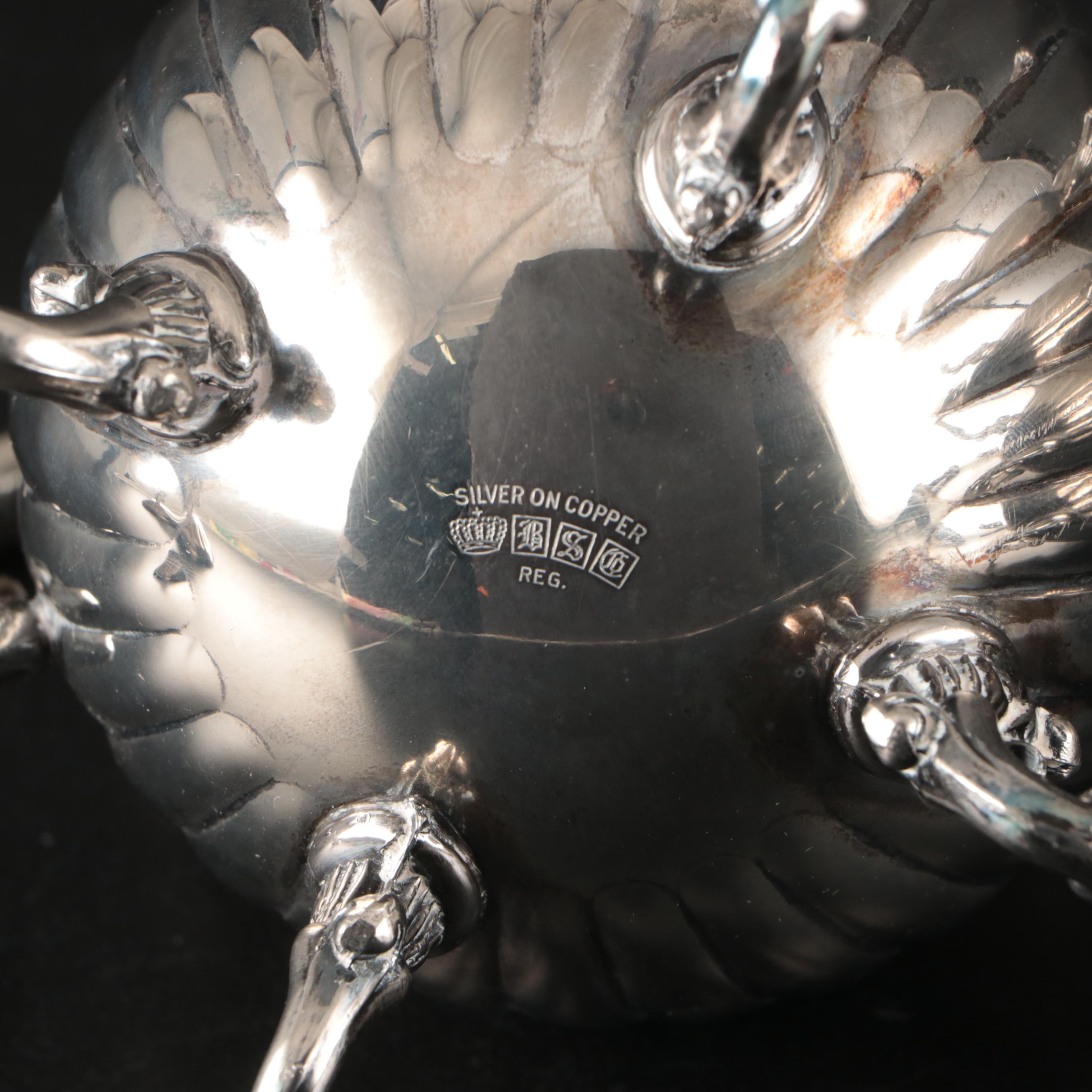 Birmingham Silver Co. Silver Plate Tea and Coffee Service, 20th Century