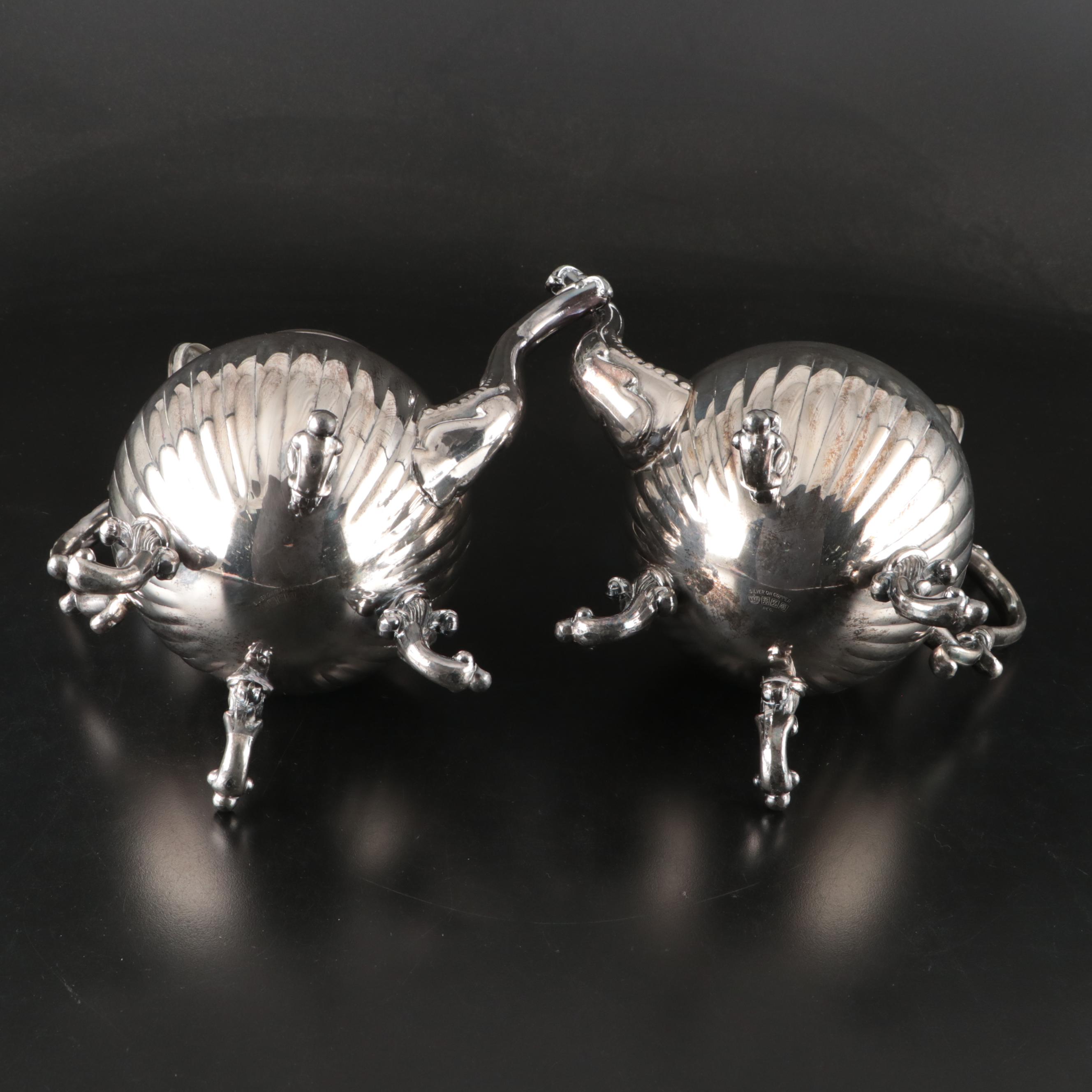 Birmingham Silver Co. Silver Plate Tea and Coffee Service, 20th Century