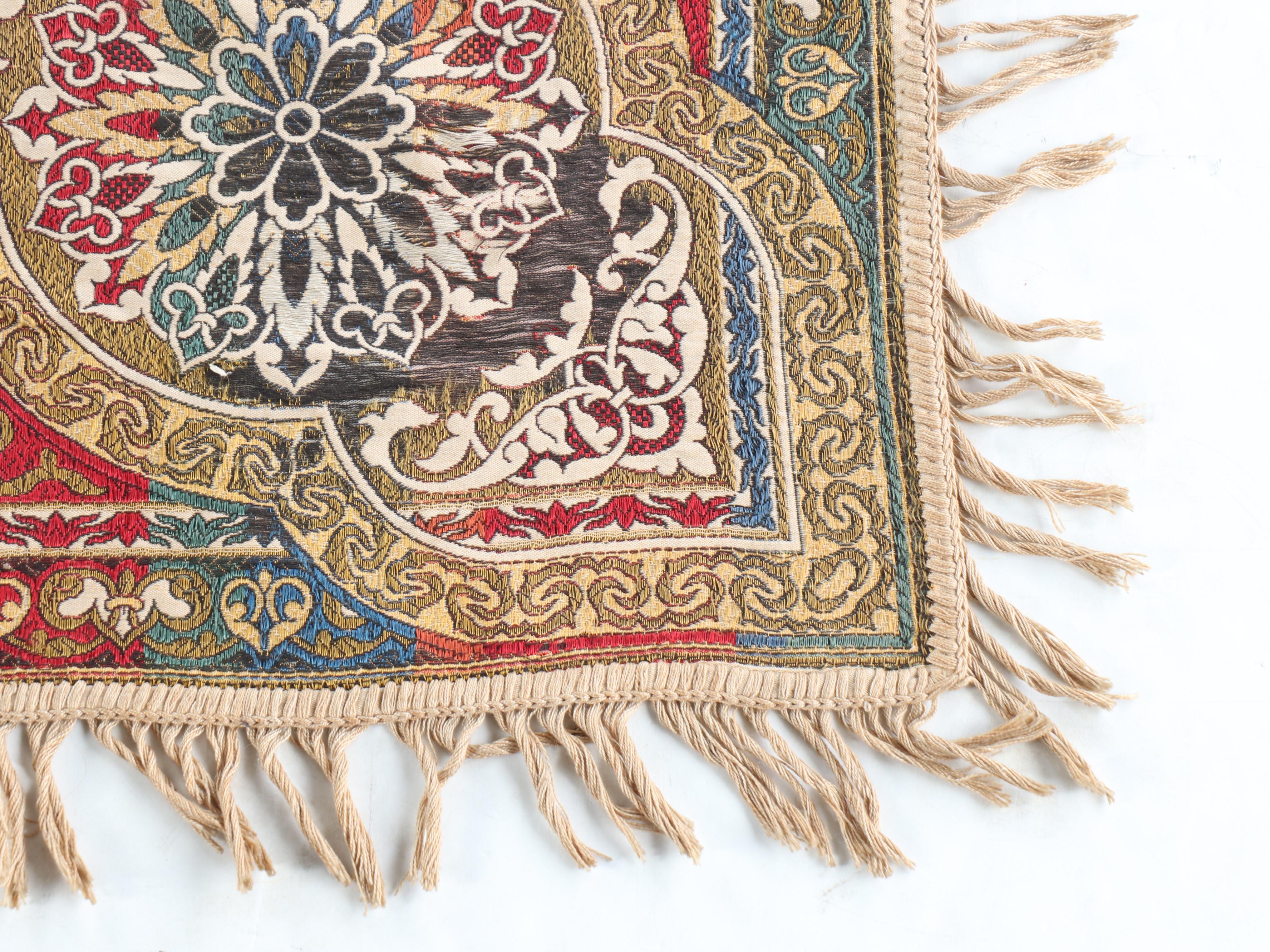 Granada Island Style Spanish Islamic Multicolor Woven Piano Shawl