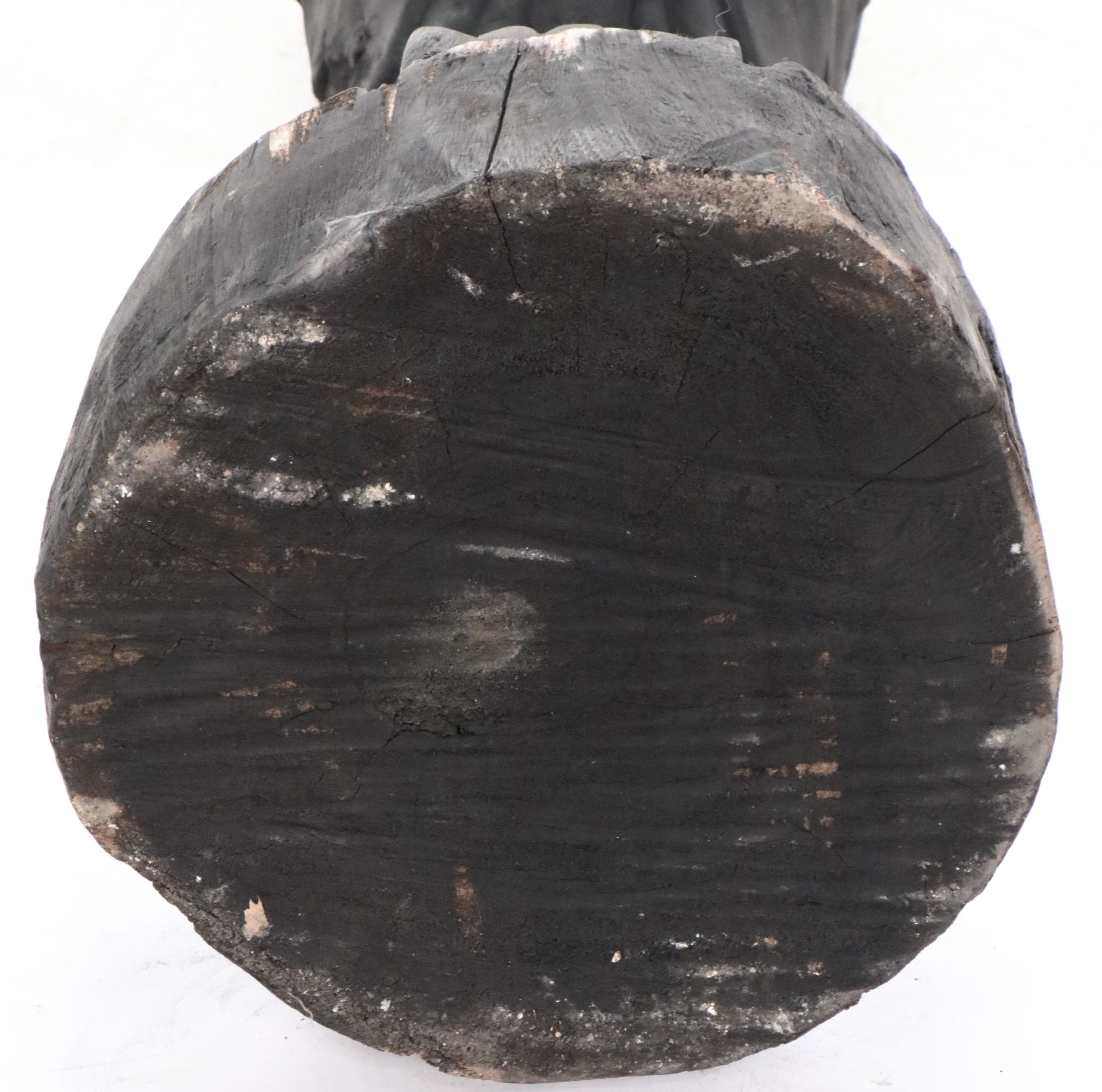 Ebonized Wood Caryatid Ship's Figurehead