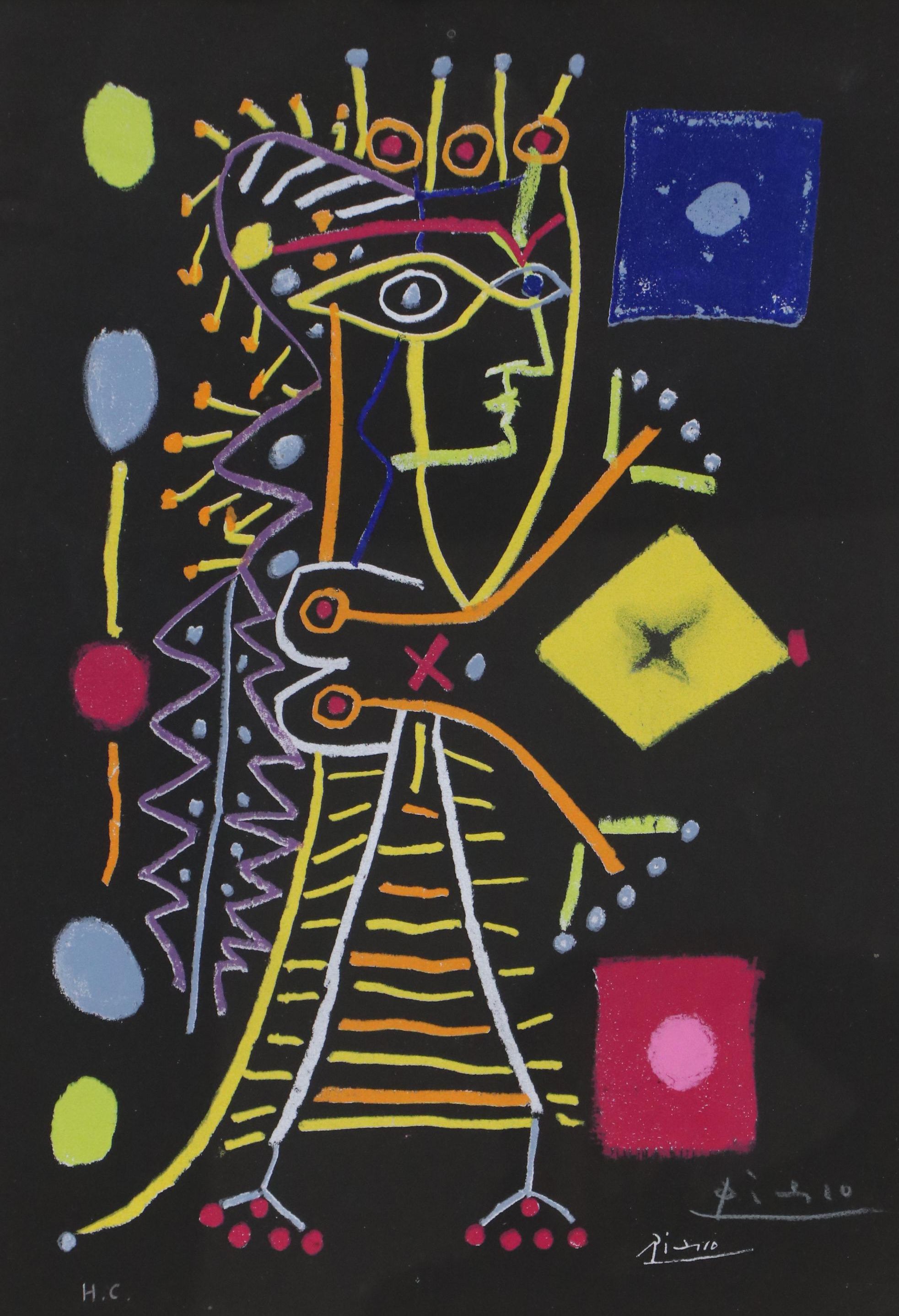 After Pablo Picasso Lithograph "La Femme aux Dés (Jacqueline)"