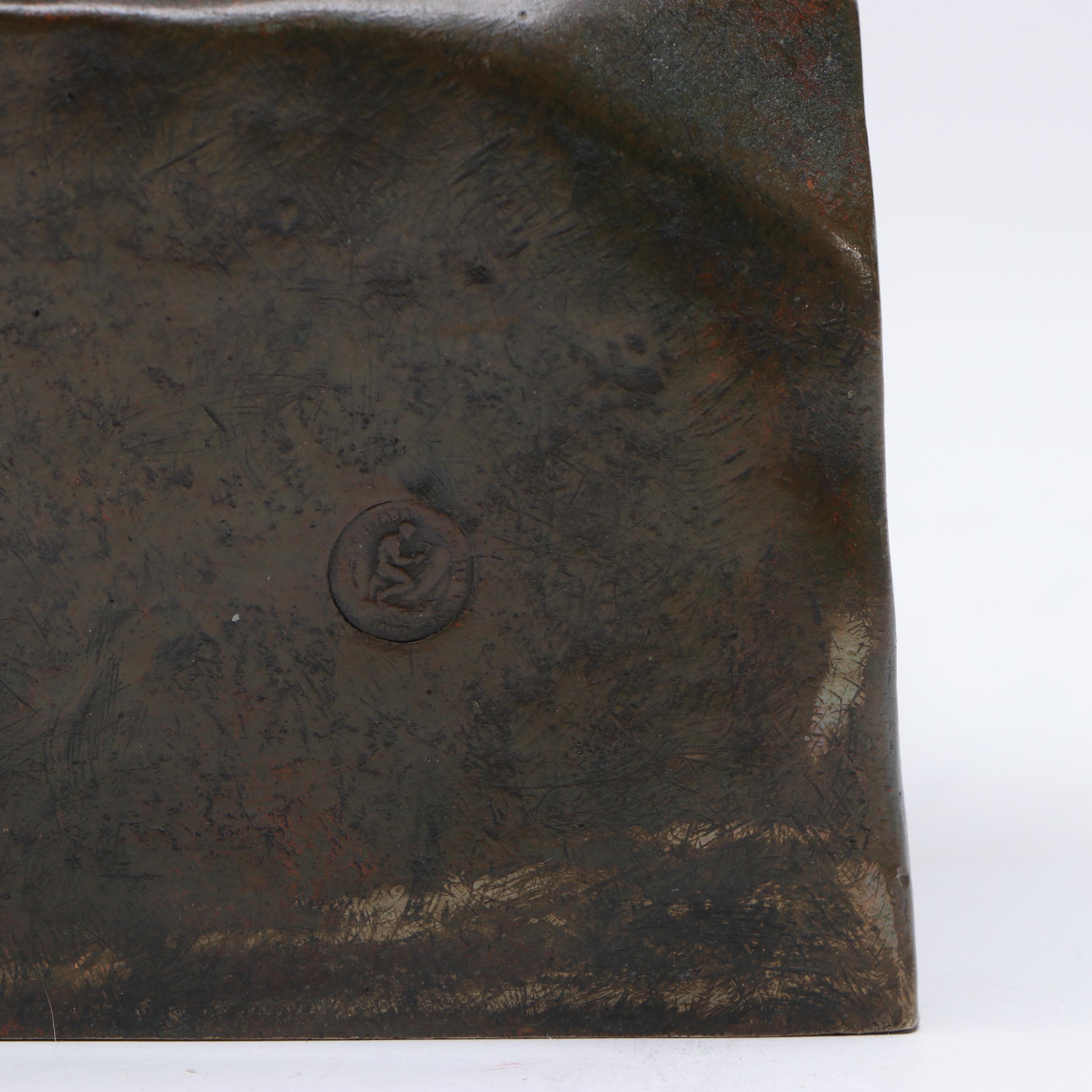 Bronze Sculpture After Léon Tharel "Sleeping Fiddler"