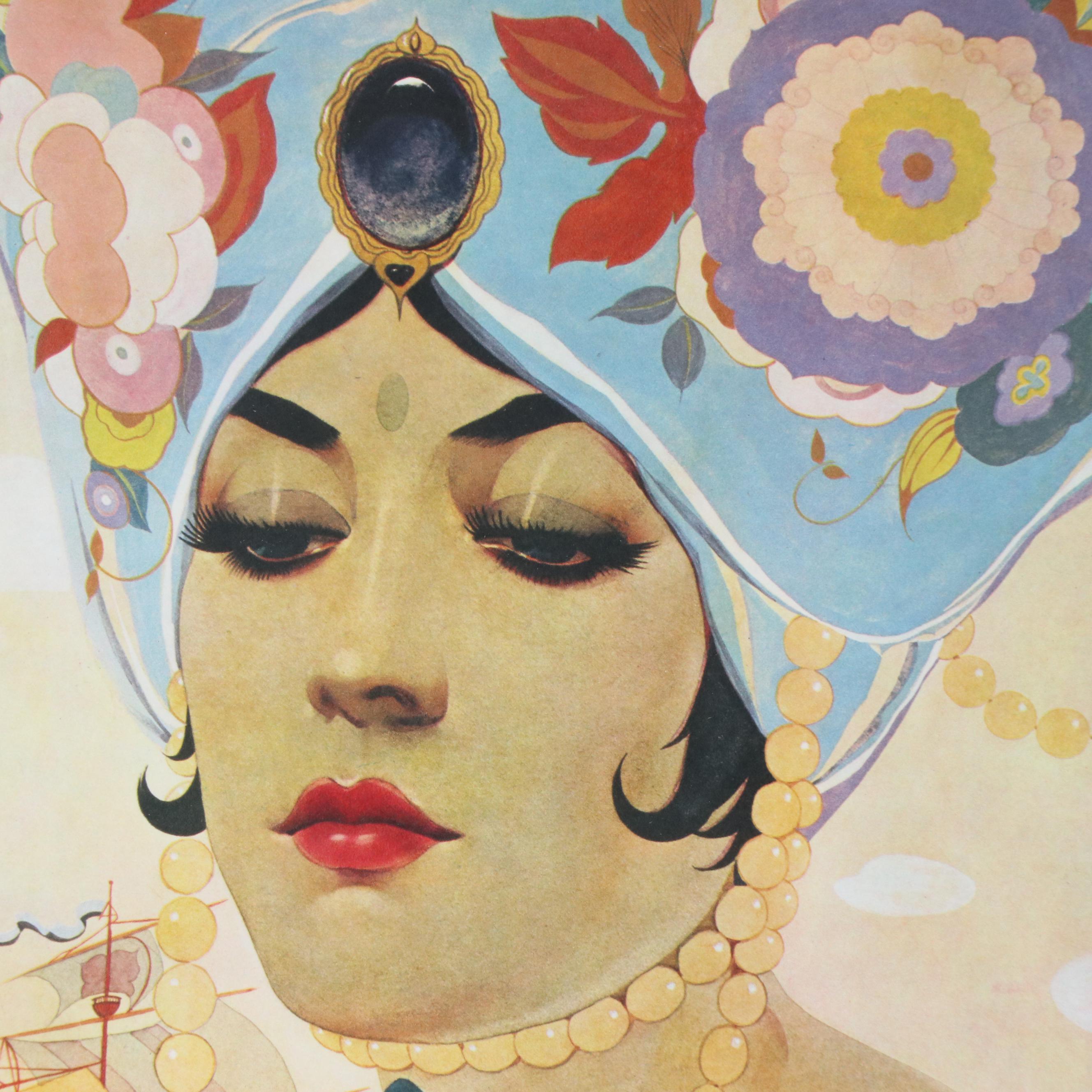 Alberto Vargas Offset Lithograph "Scheherazade"