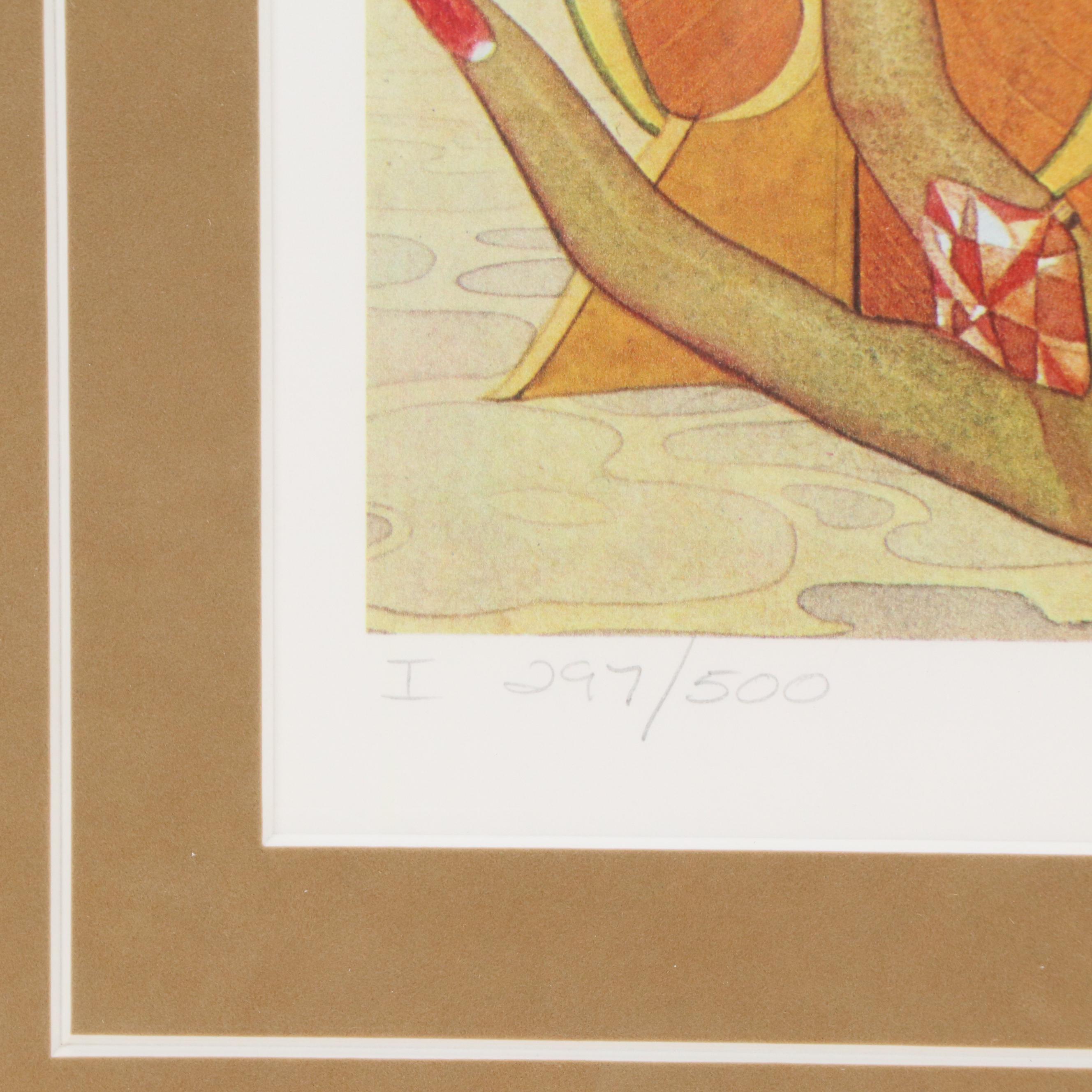 Alberto Vargas Offset Lithograph "Scheherazade"