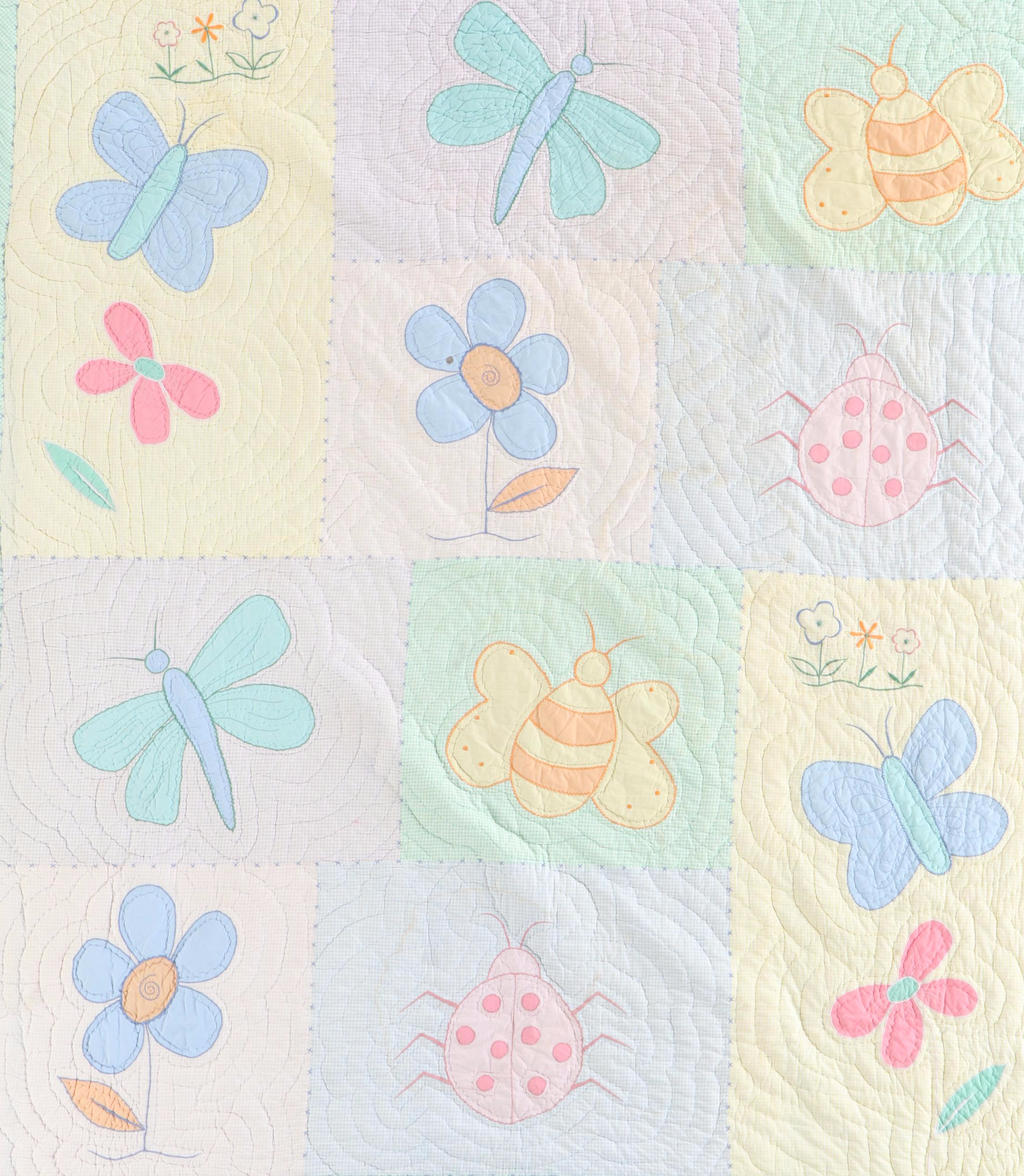 The Company Store Tufted Rug, Quilt, Pillows, and Framed Wall Hangings