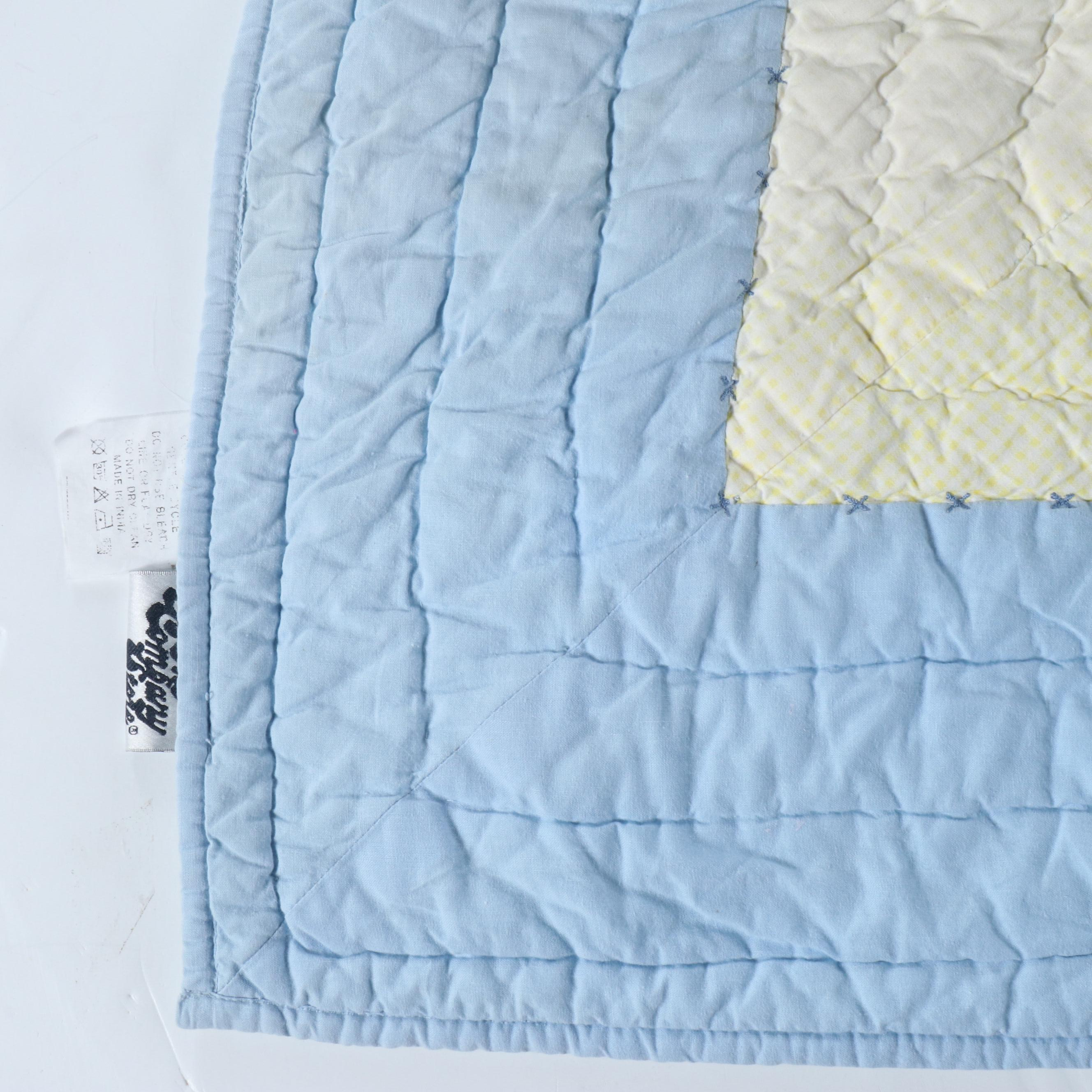 The Company Store Tufted Rug, Quilt, Pillows, and Framed Wall Hangings