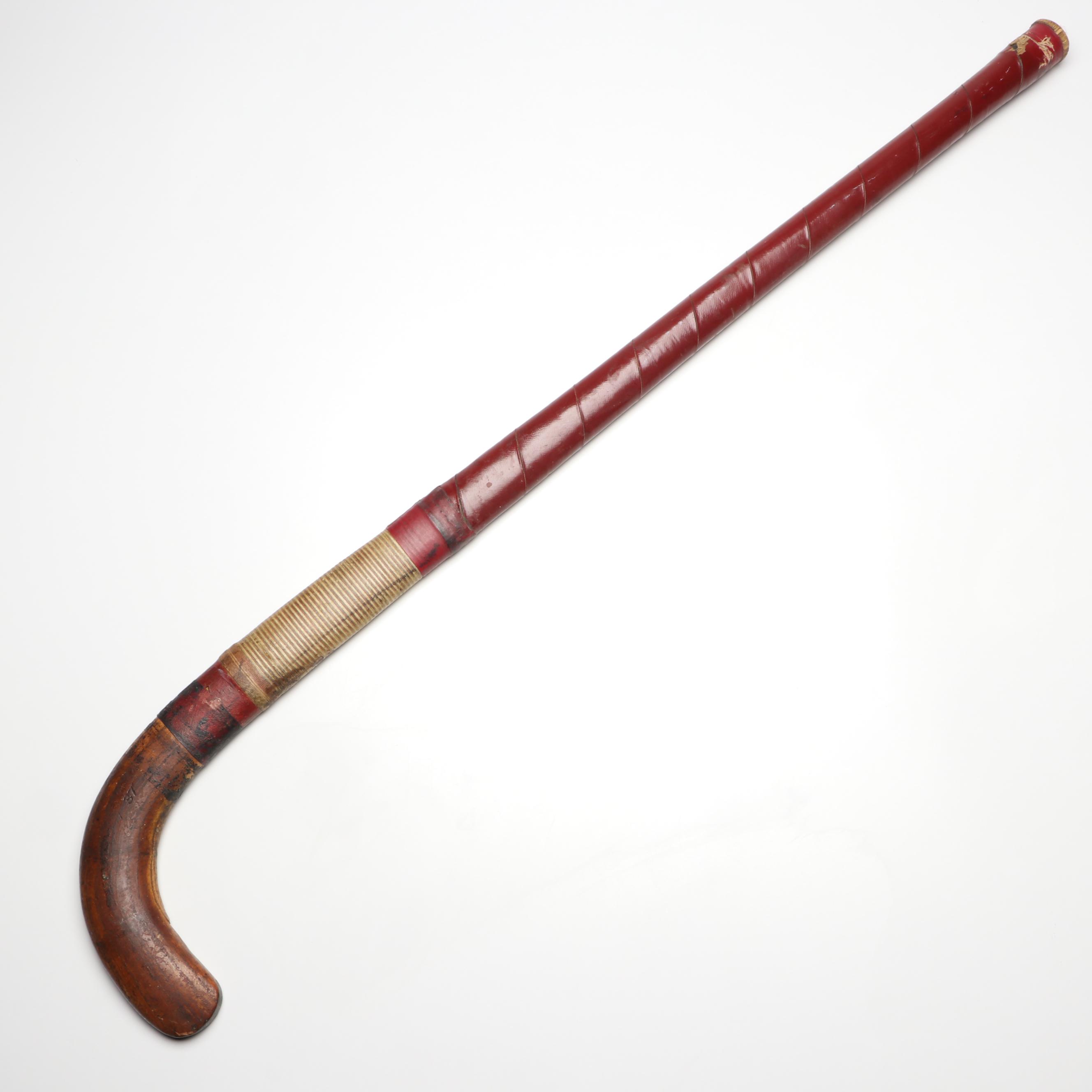 Vintage Handmade Wood Field Hockey Stick