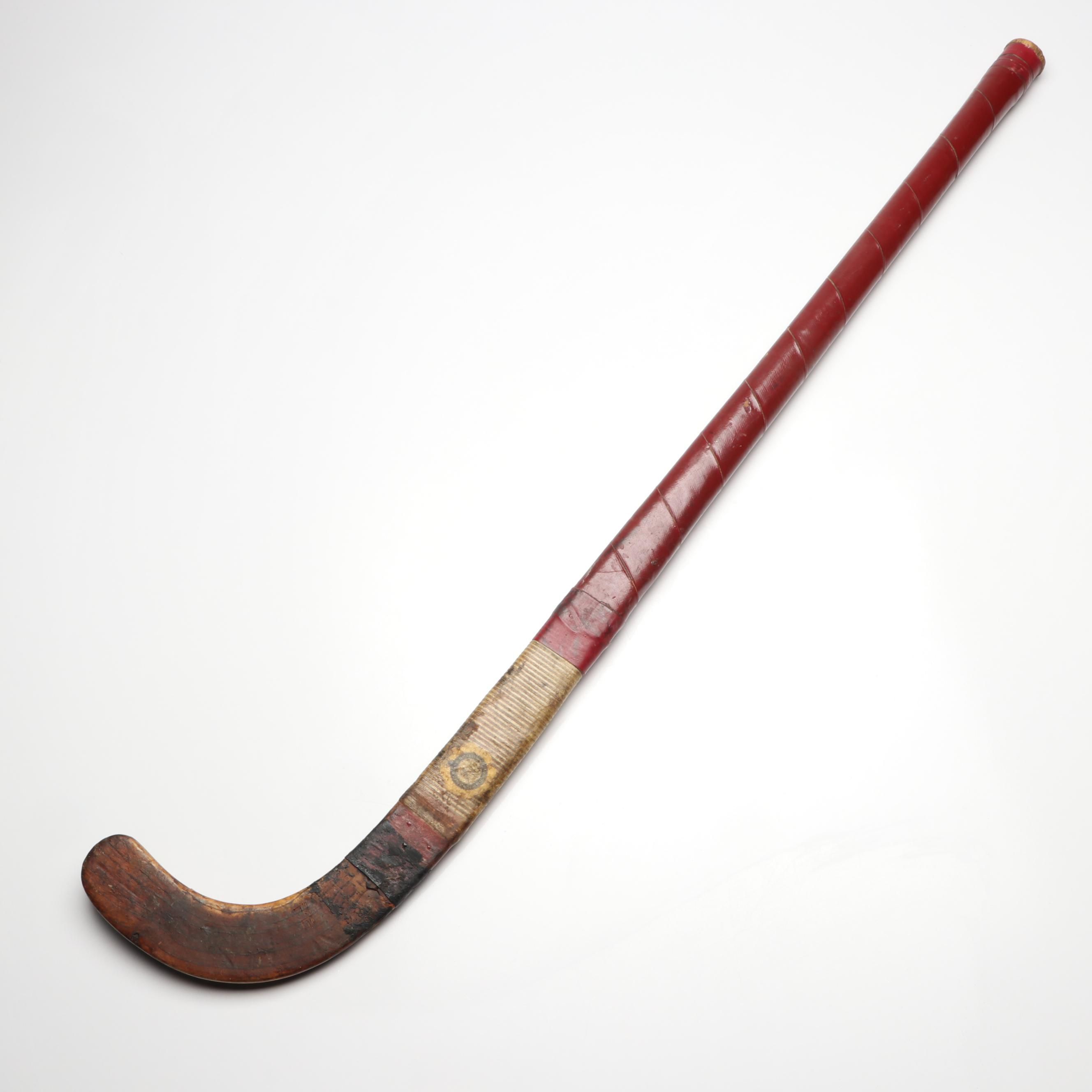 Vintage Handmade Wood Field Hockey Stick