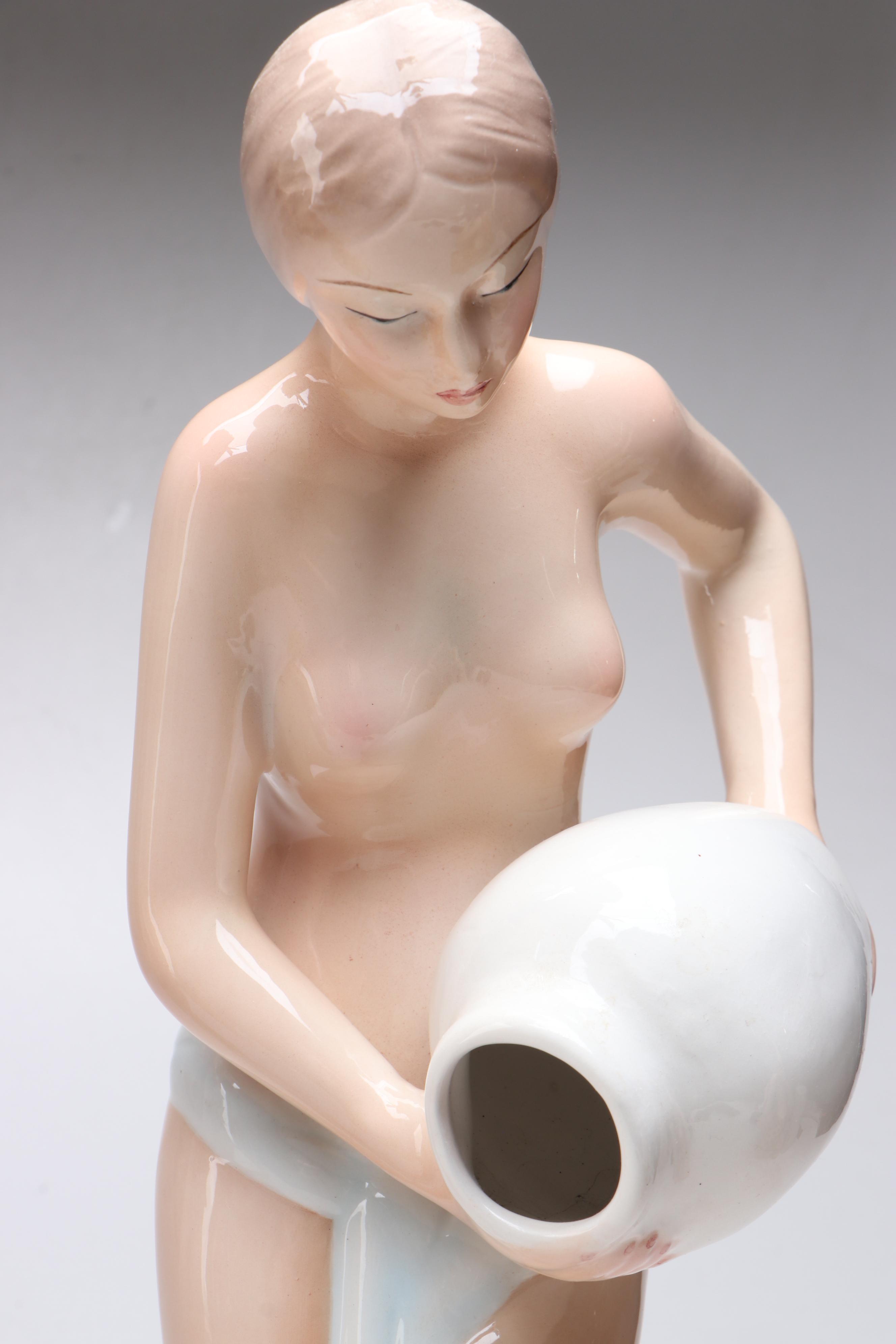 Italian Ronzan Ceramic Women, Mid to Late 20th Century