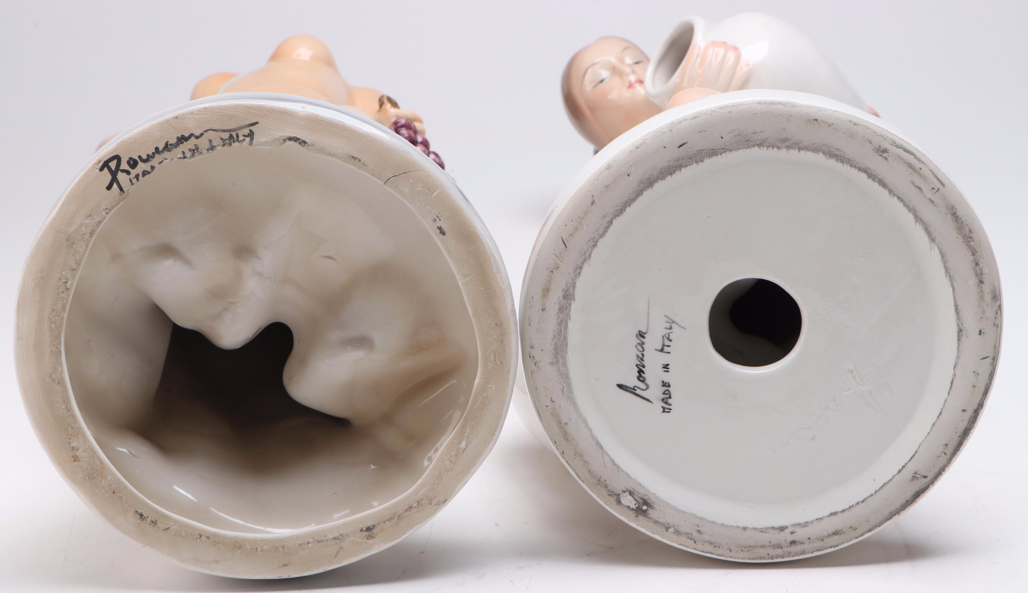 Italian Ronzan Ceramic Women, Mid to Late 20th Century