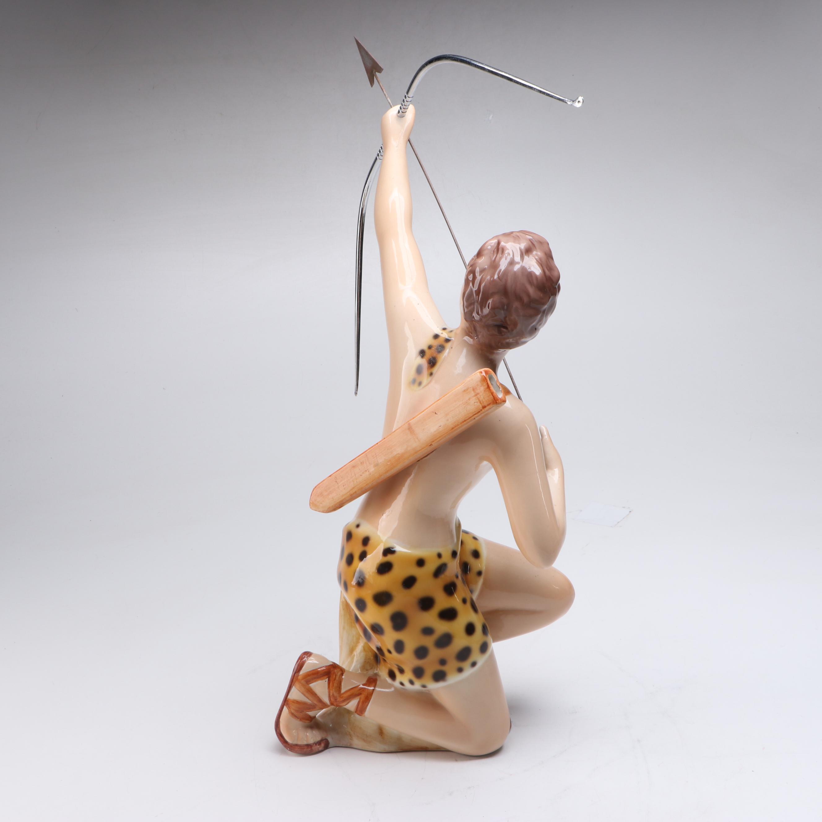 Italian Ronzan Ceramic Women, Mid to Late 20th Century