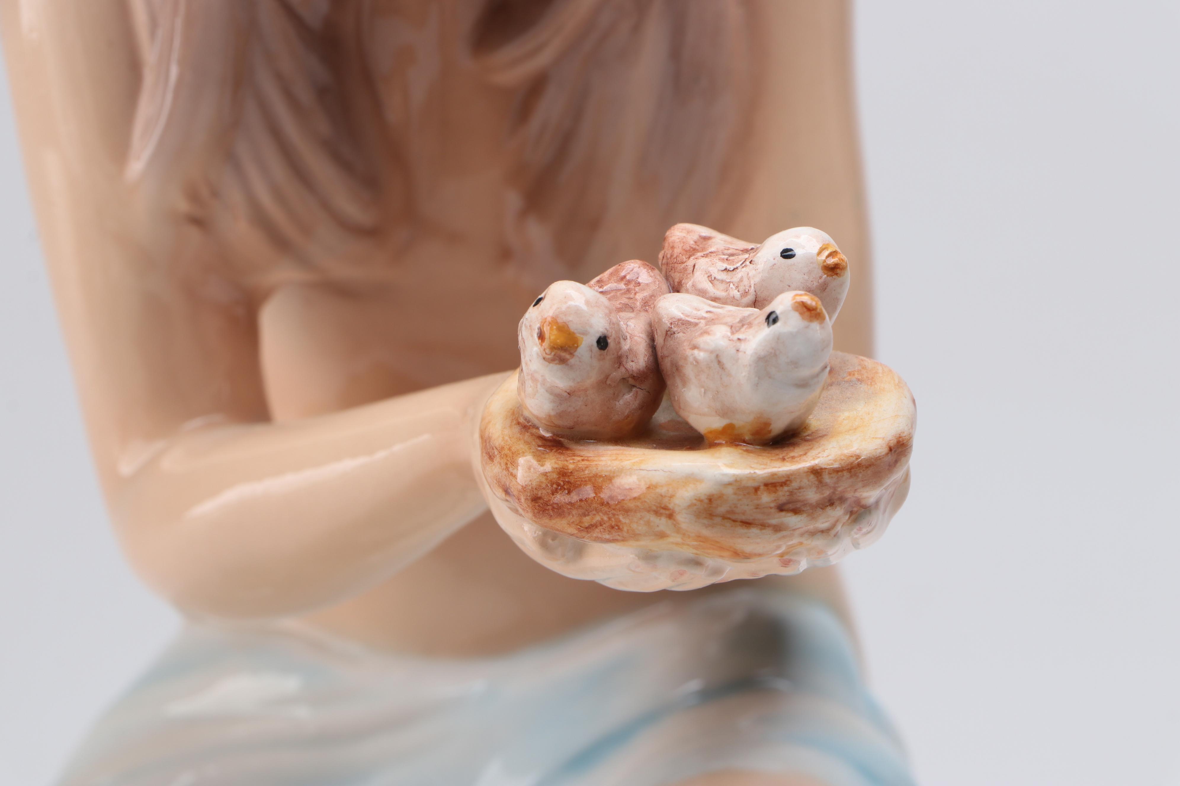 Italian Ronzan Ceramic Dryads