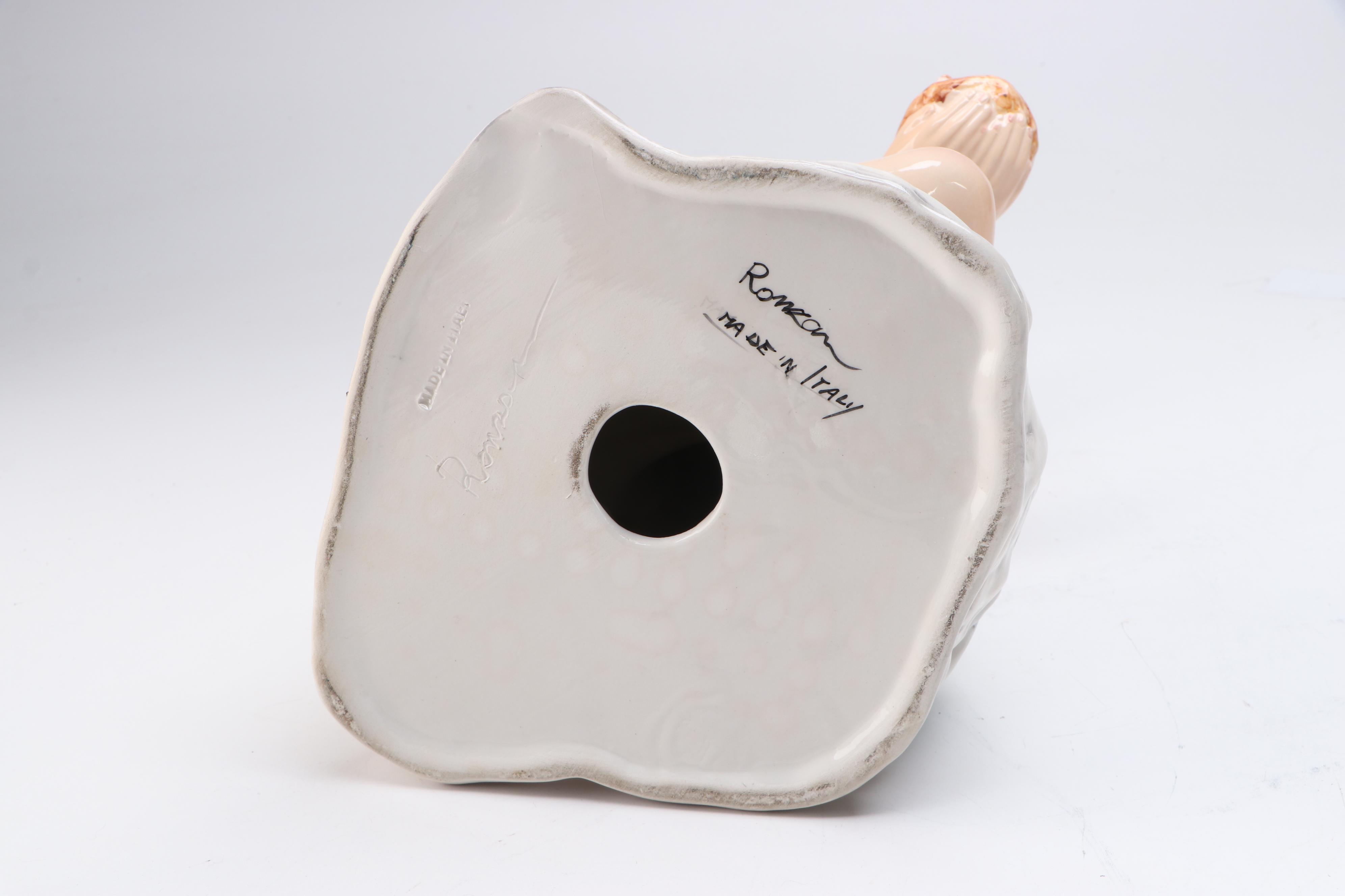 Italian Ronzan Ceramic Dryads