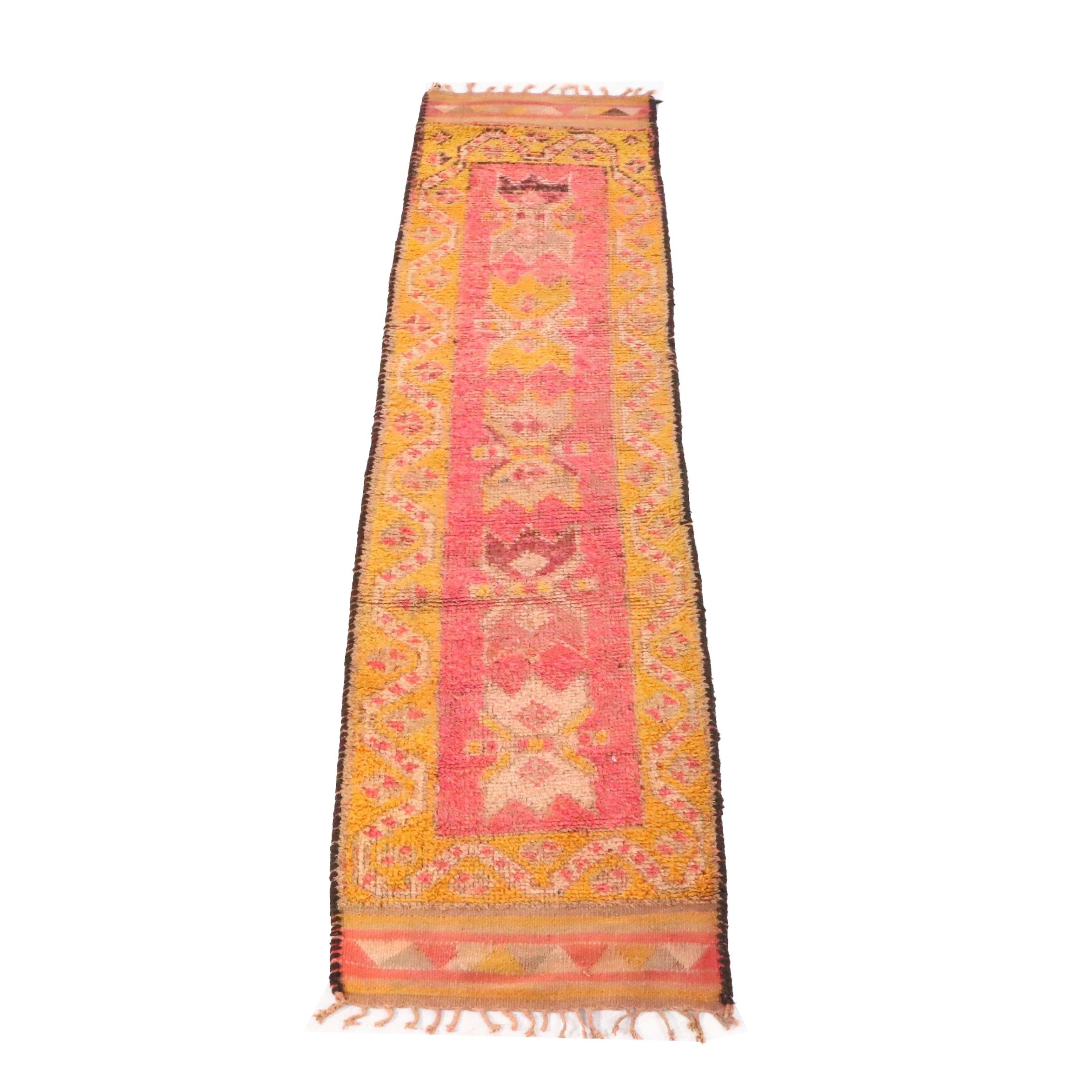 2'11 x 11'6 Hand-Knotted Turkish Village Carpet Runner