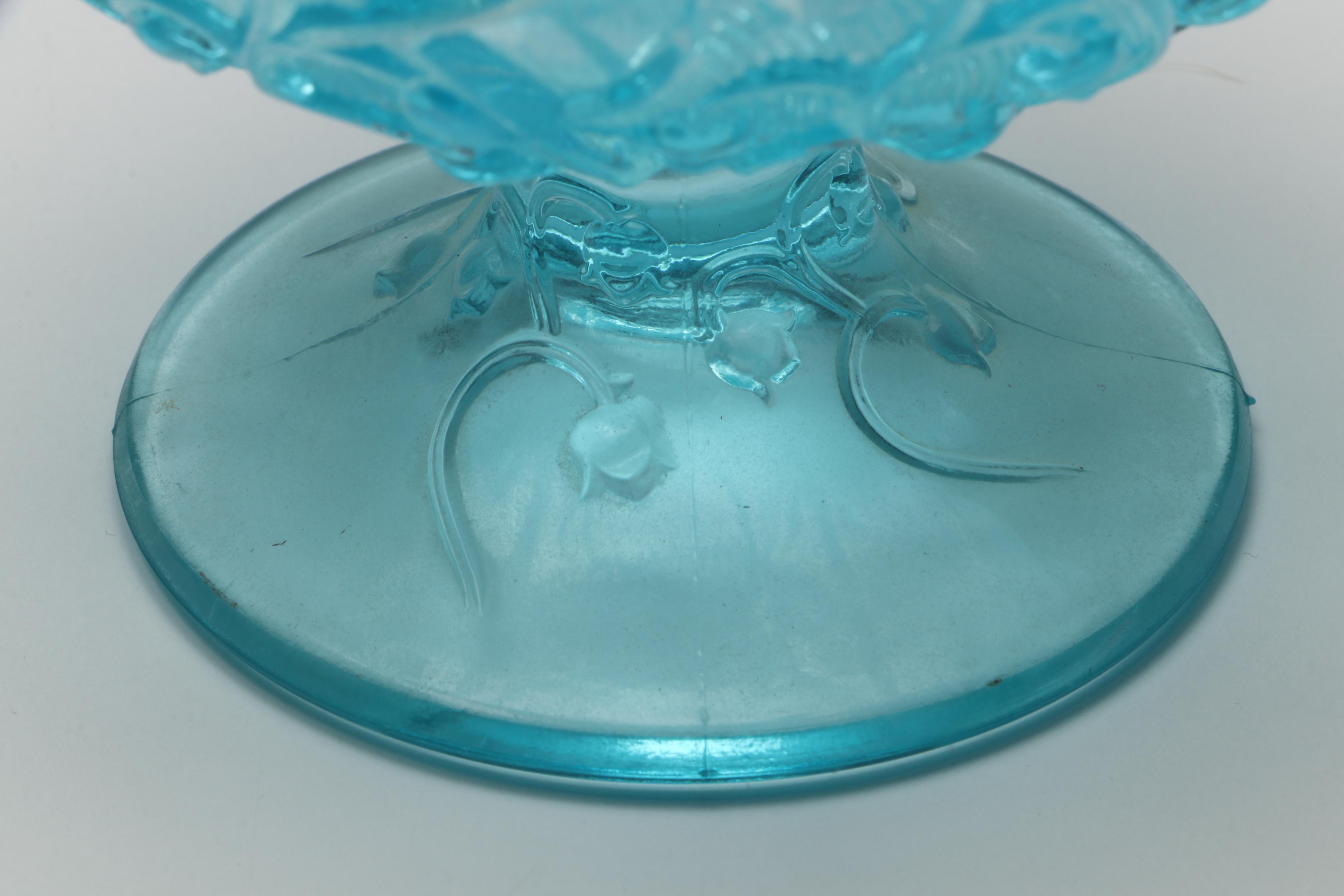 Fenton "Lily of the Valley" Glass Fairy Lamp