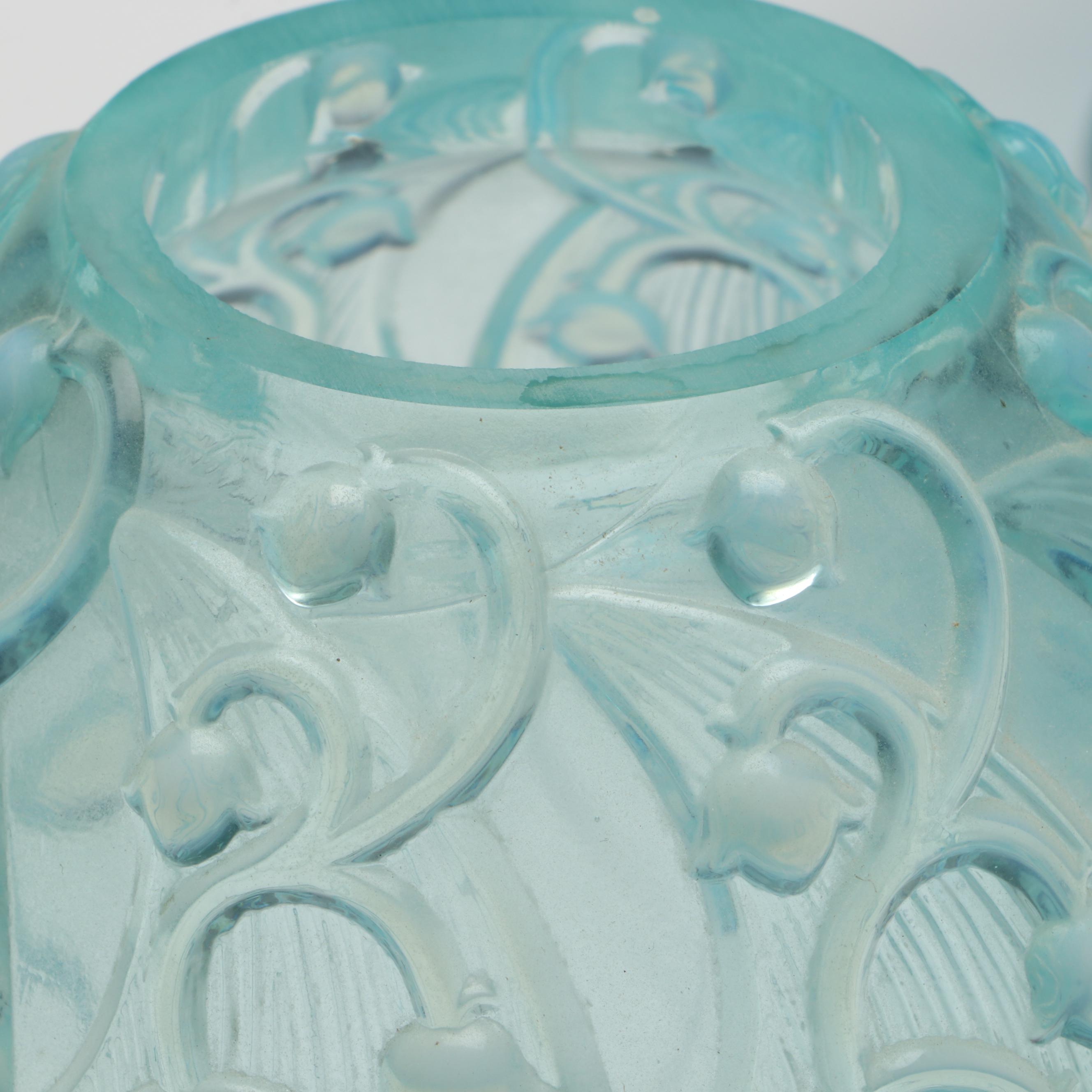 Fenton "Lily of the Valley" Glass Fairy Lamp