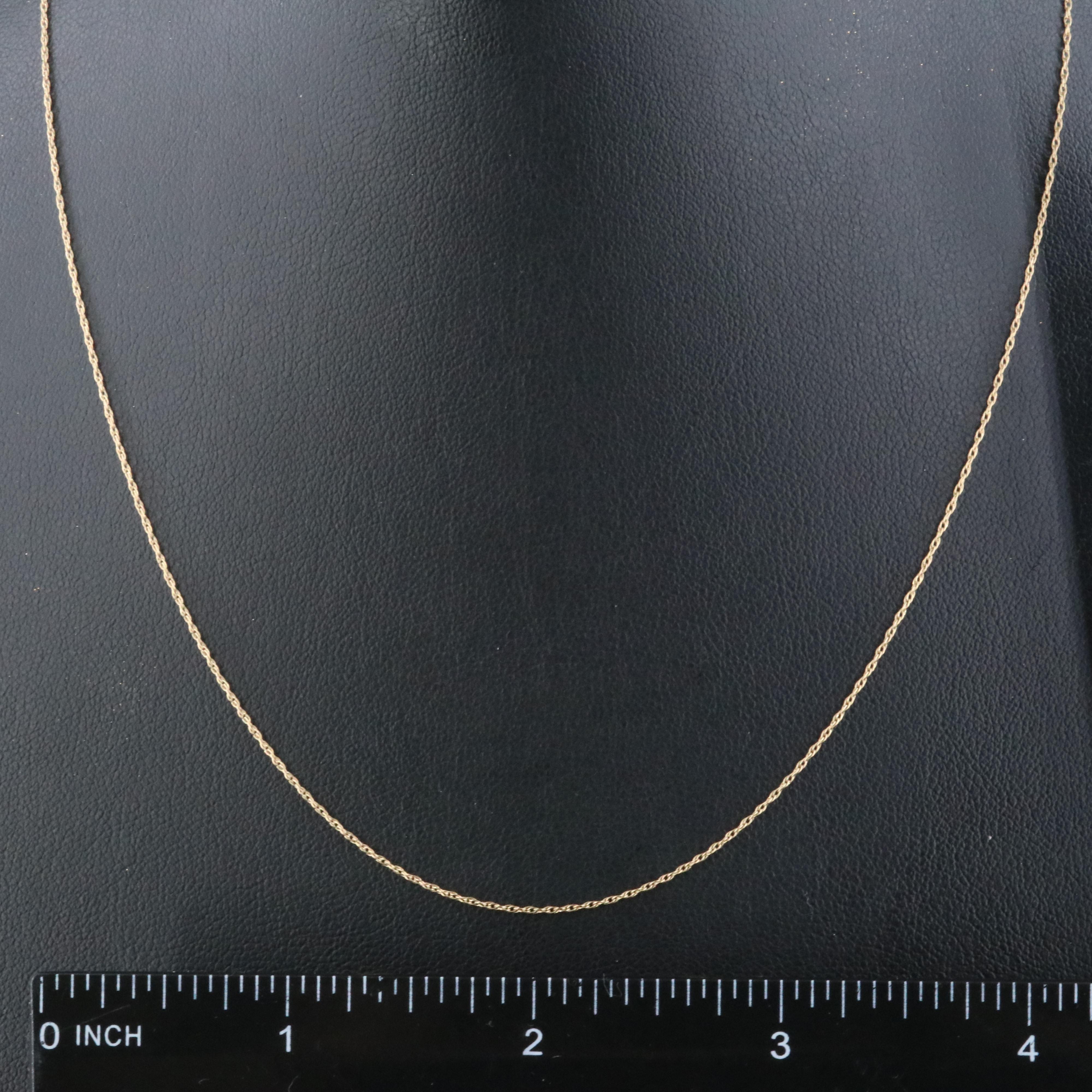 14K Singapore Chain Necklace