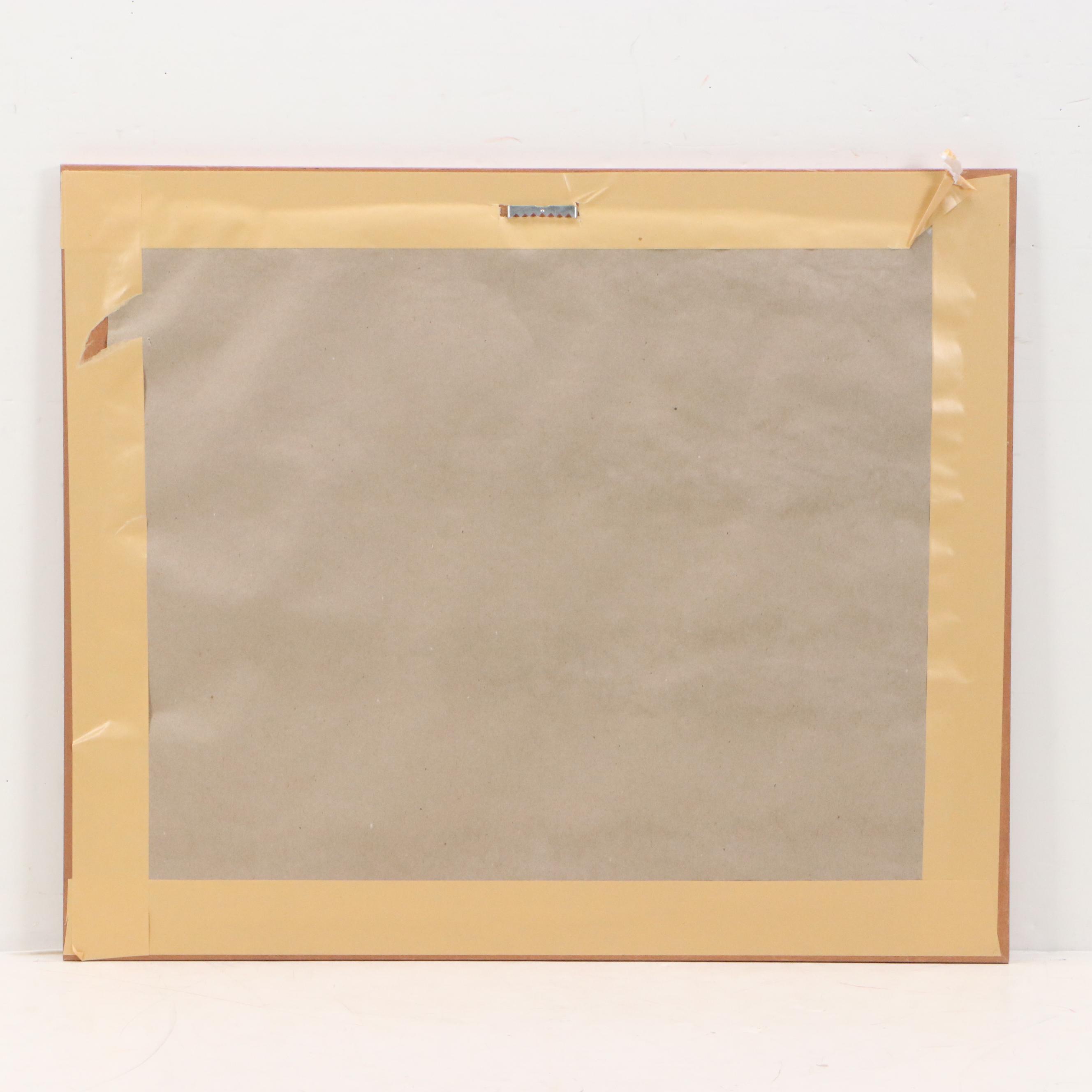 Brittony Martin Acrylic Painting of Colorful Hummingbird, 21st Century