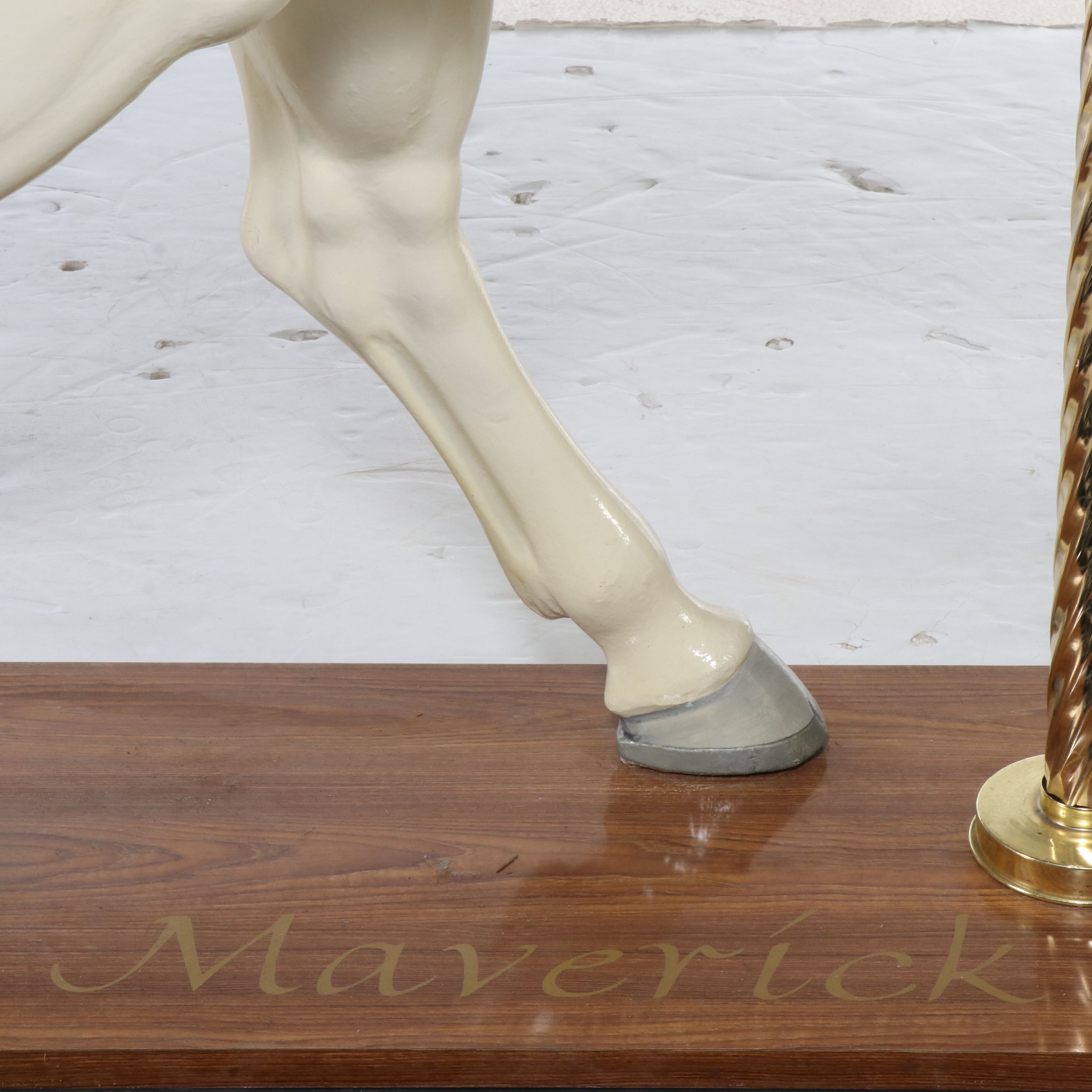 71" Hand-Painted Carousel Horse