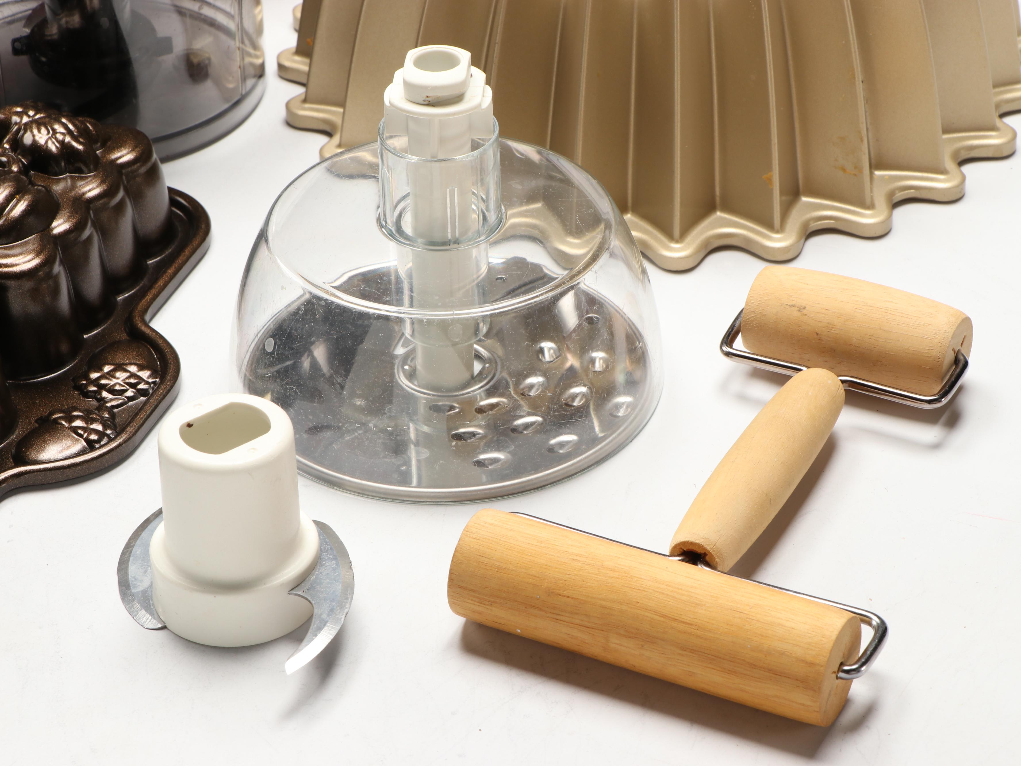 KitchenAid Food Processor and Sabatier Grater, Other Baking Utensils and Ware