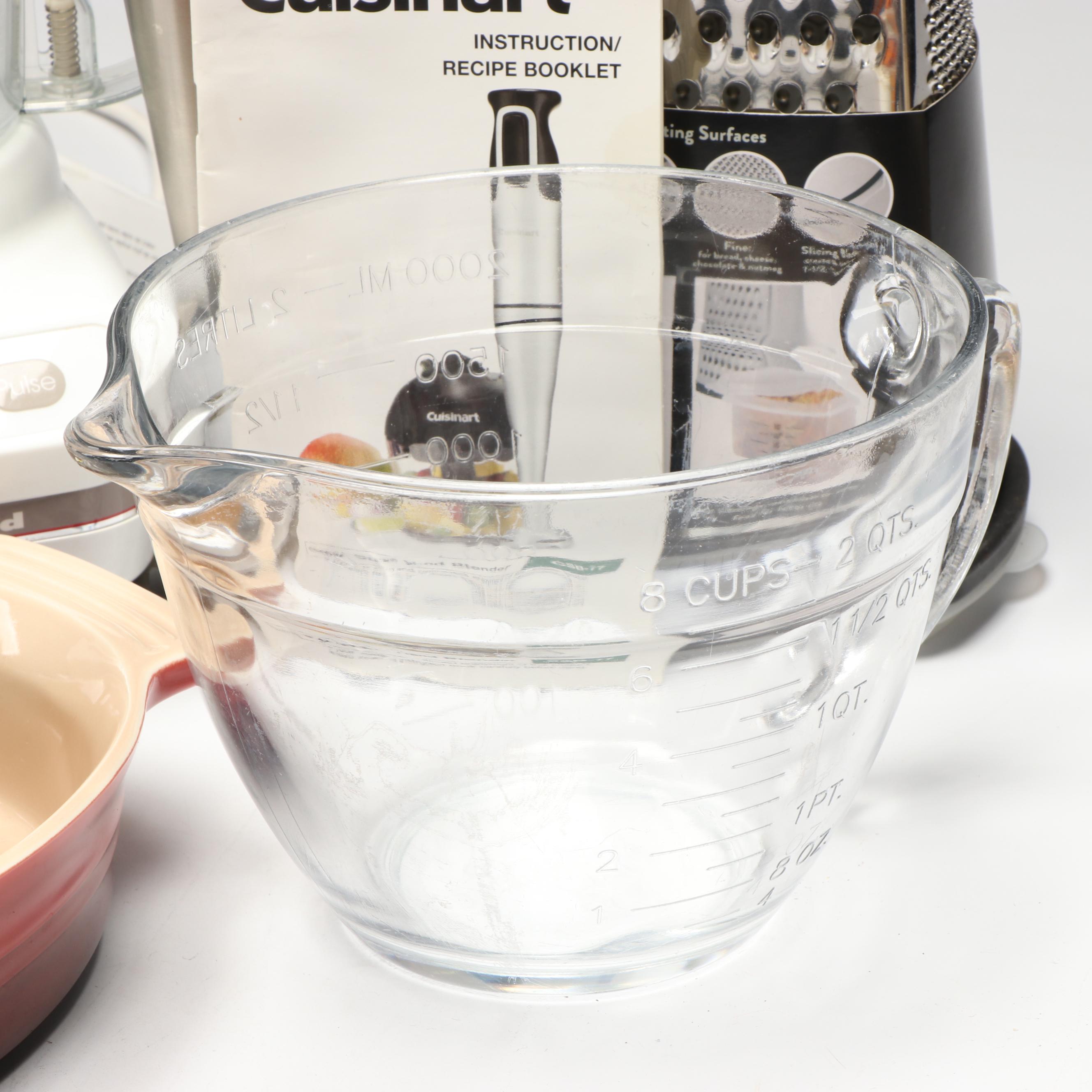 KitchenAid Food Processor and Sabatier Grater, Other Baking Utensils and Ware