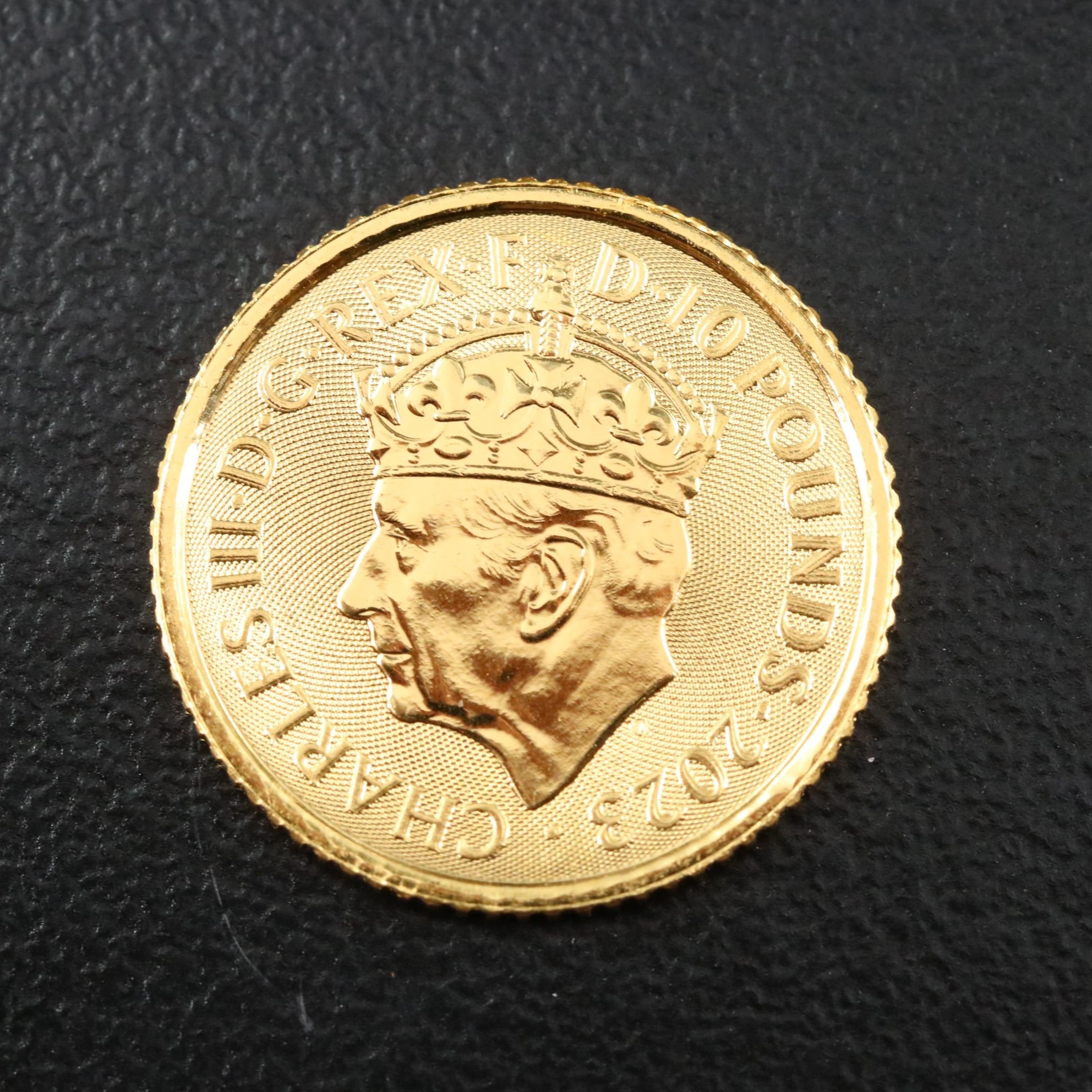2023 10 GBP 1/10th OZT Gold Coin King Charles III