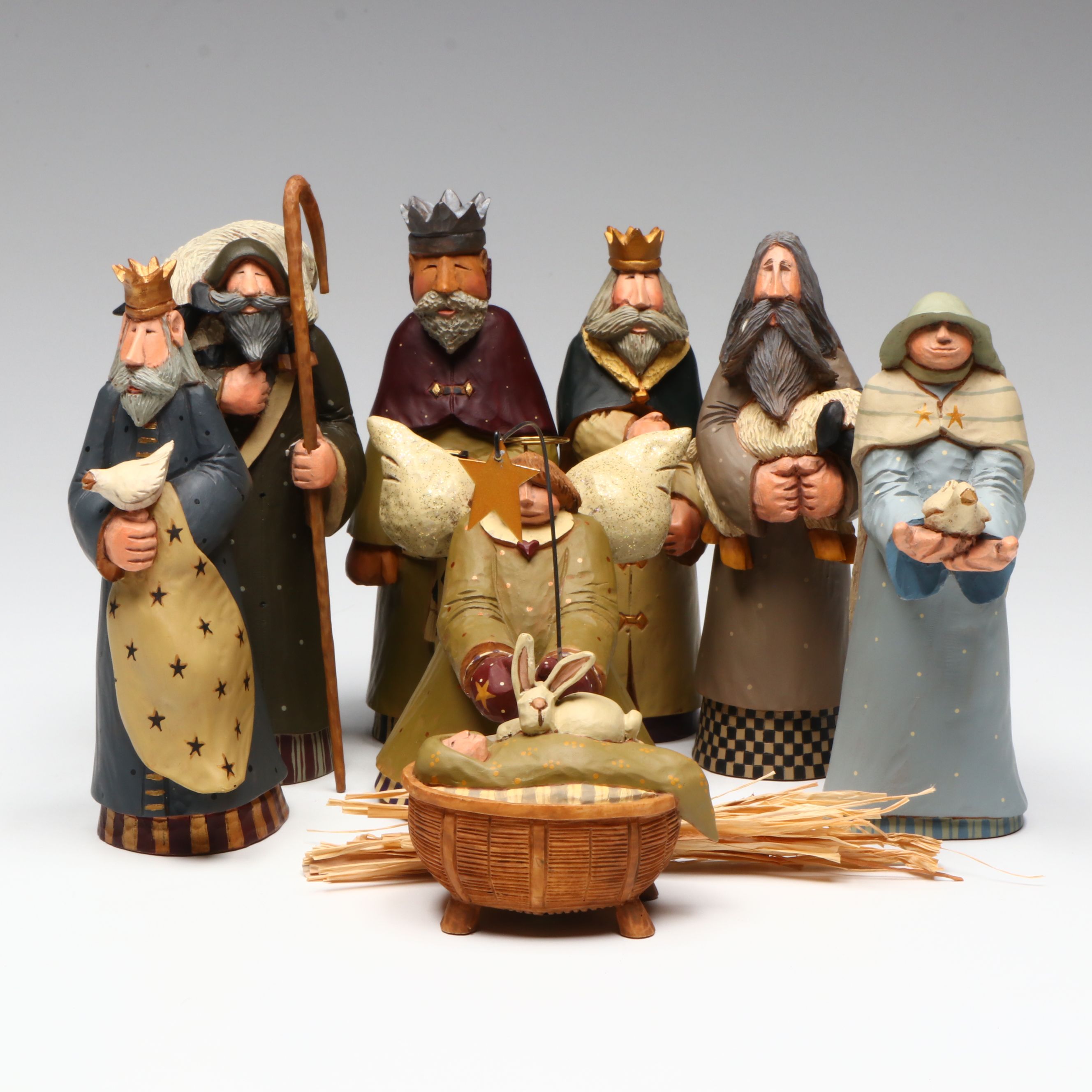 Williraye Studio "Three Kings", "Jesus", "Joseph" and More Nativity Figurines