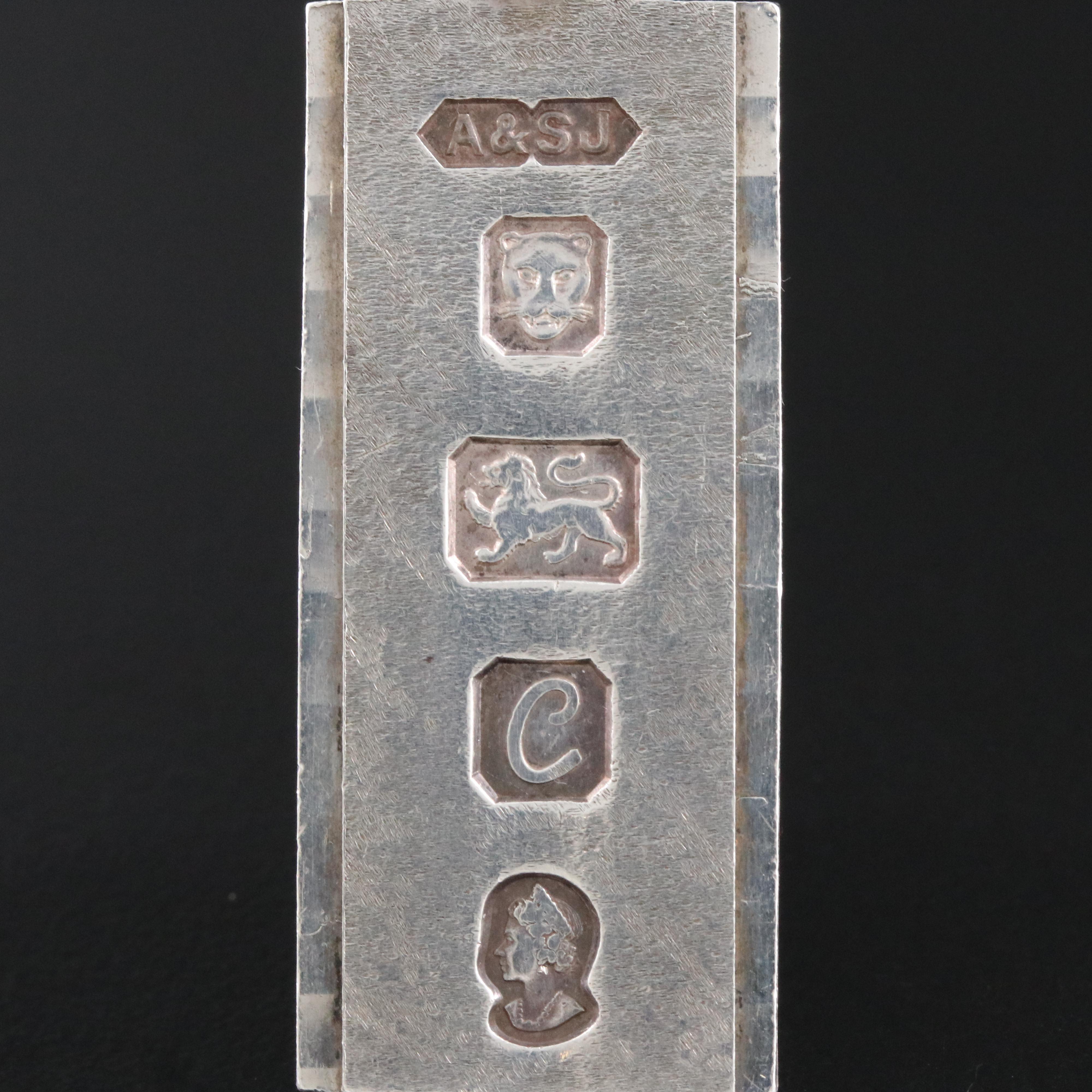 1977 Sterling Silver Jubilee Ingot Pendant