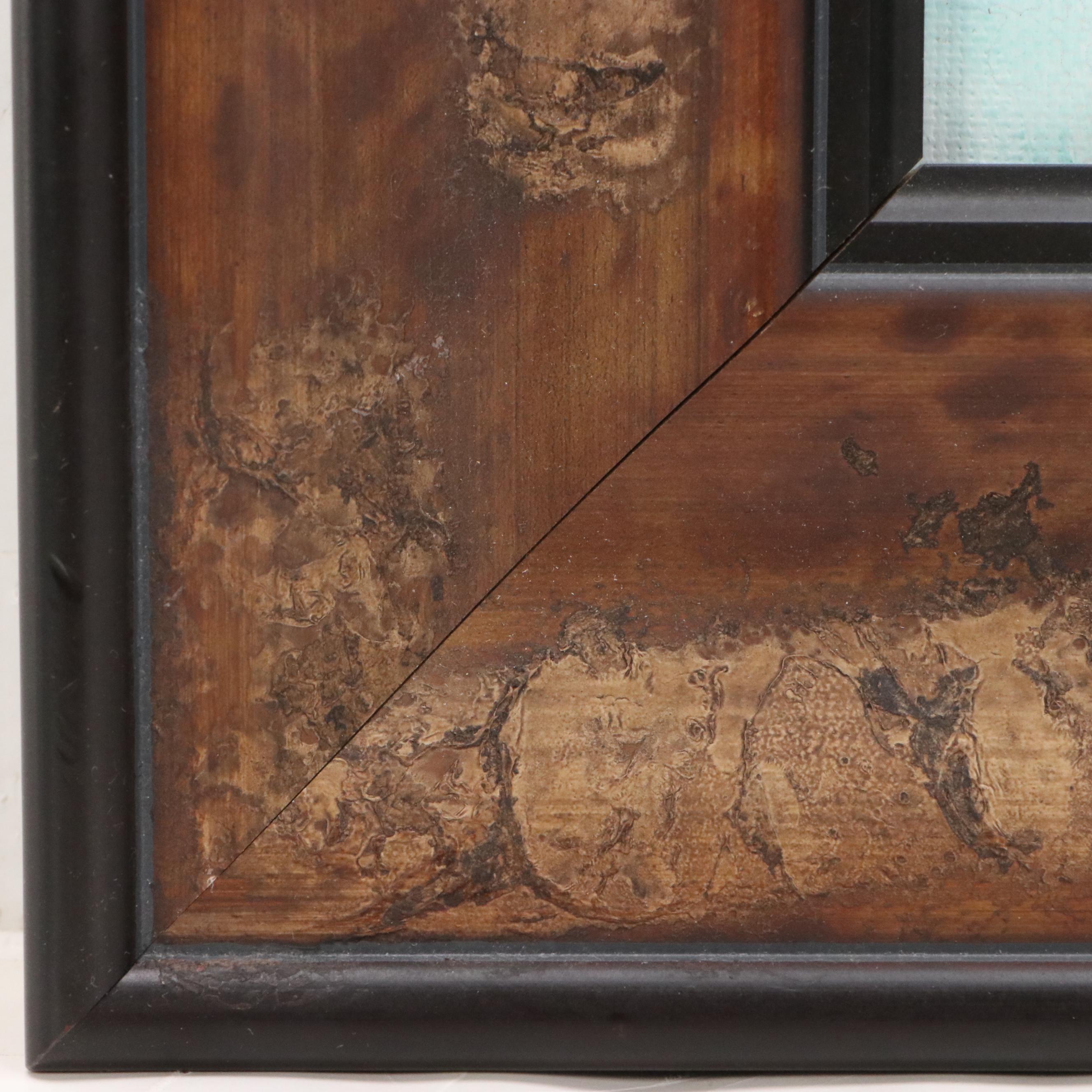 Brittony Martin Acrylic Painting of Female Nude with Tiara, 21st Century