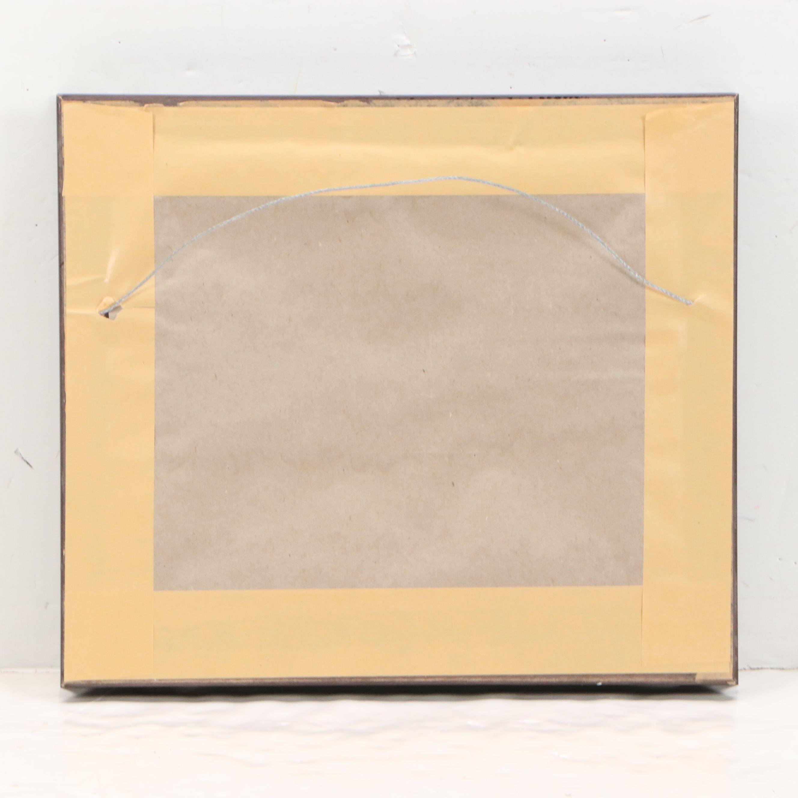 Brittony Martin Acrylic Painting of Female Nude with Tiara, 21st Century