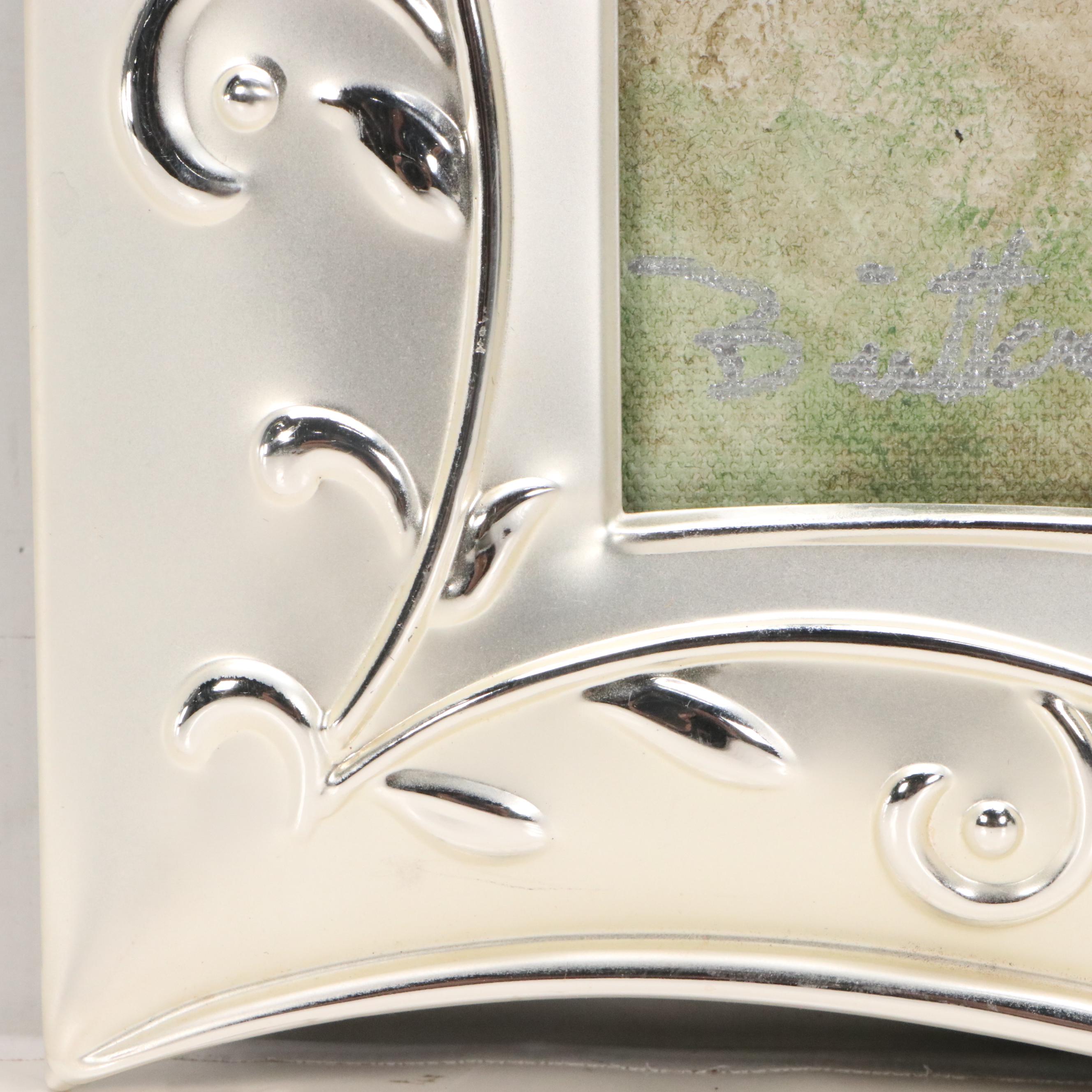 Brittony Martin Acrylic Painting of Hummingbird with Hibiscus, 21st Century