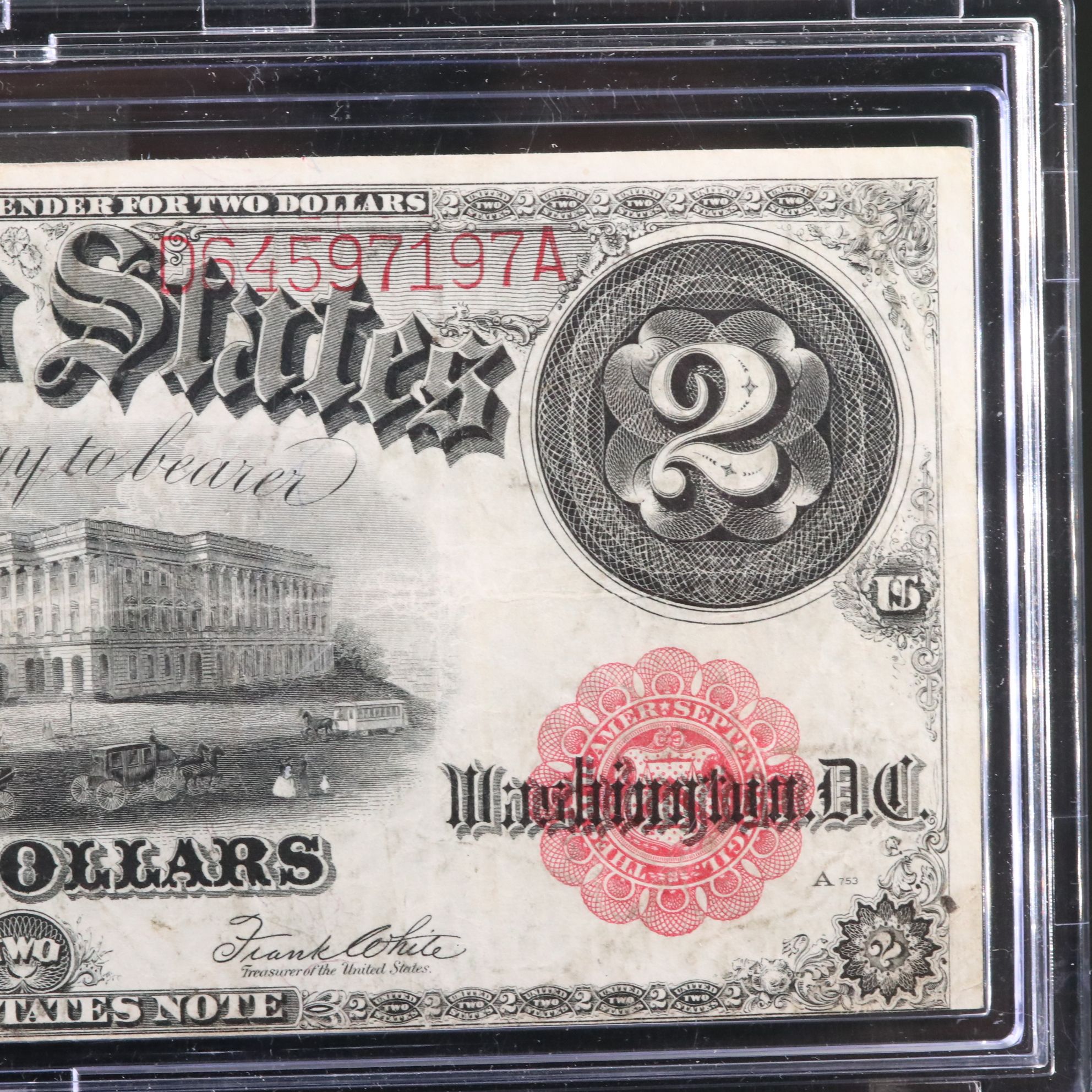 U.S. 1917 Two Dollar Legal Tender Note