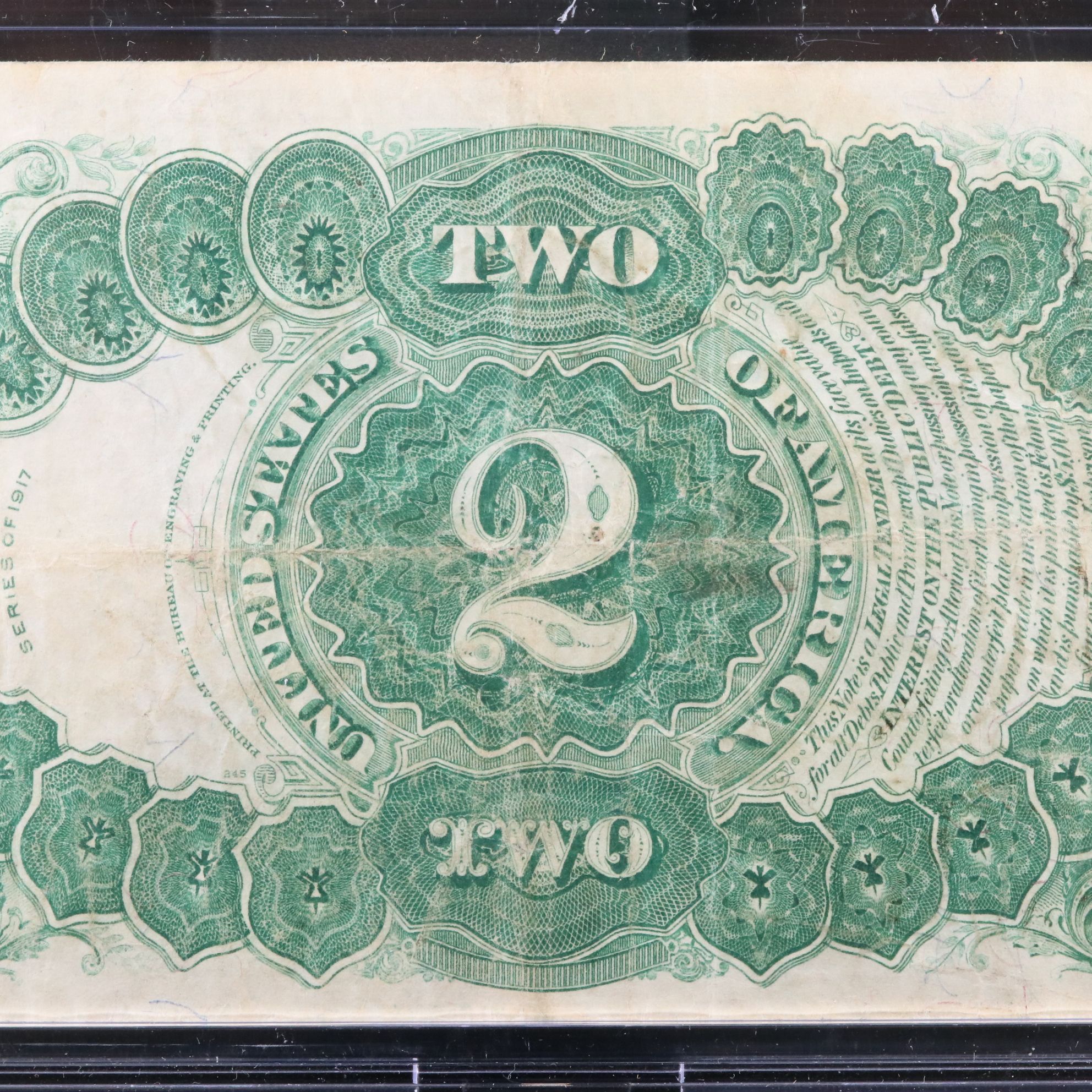 U.S. 1917 Two Dollar Legal Tender Note