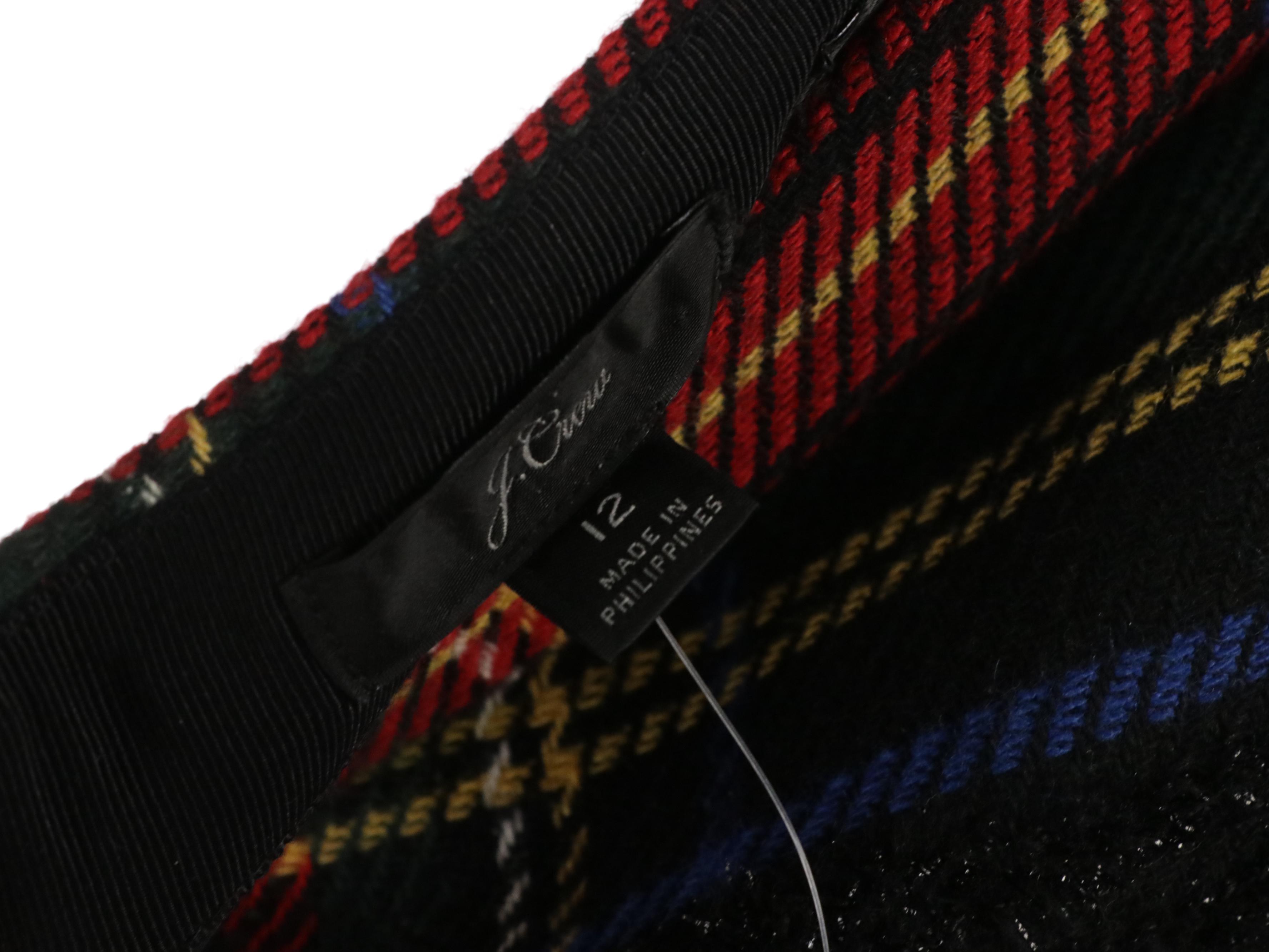 J Crew Plaid and Multicolored Wool and Wool Blend Skirts, With Tags