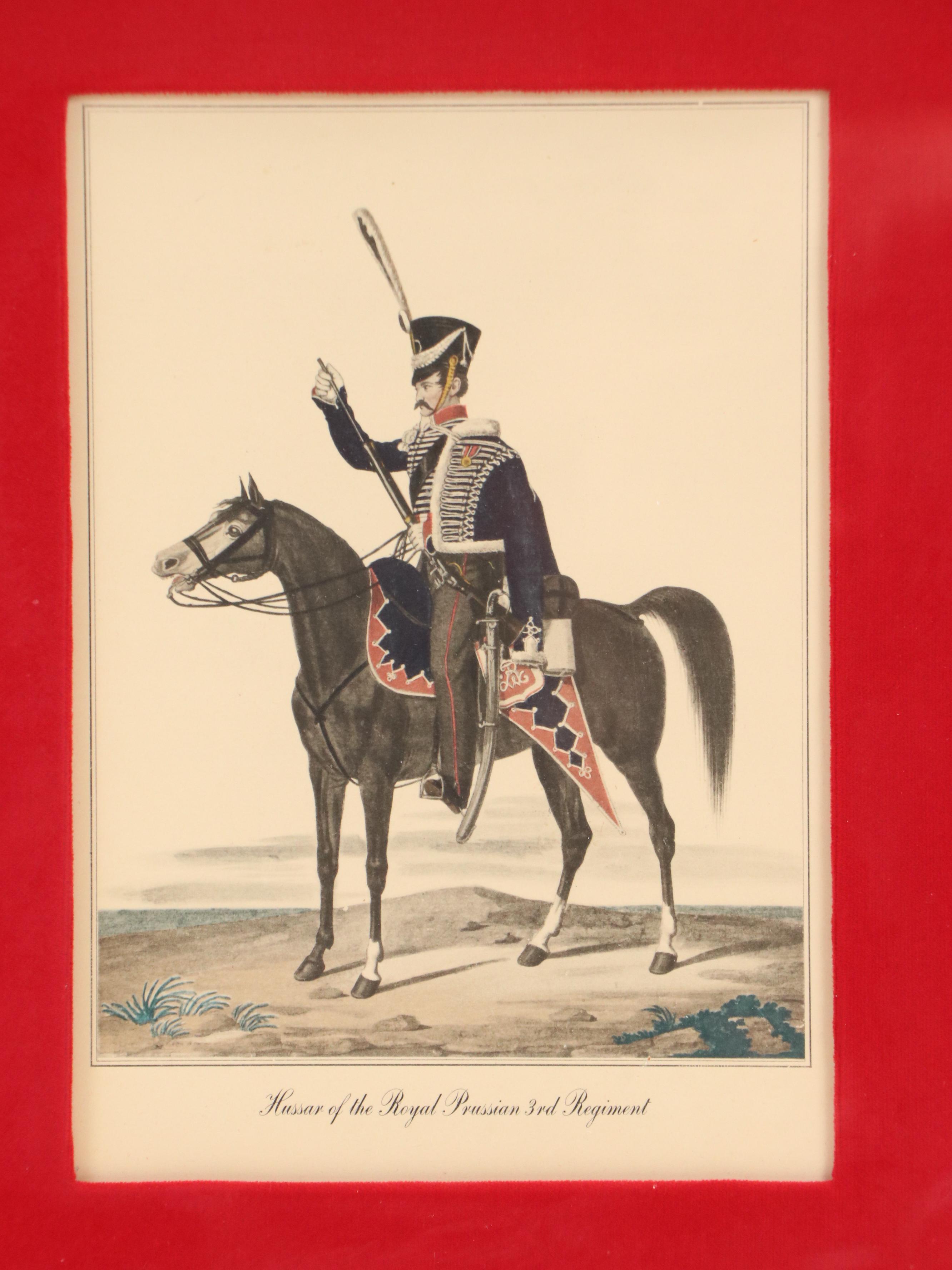 Triton Press Color Lithographs of Royal Prussian Military, 1951