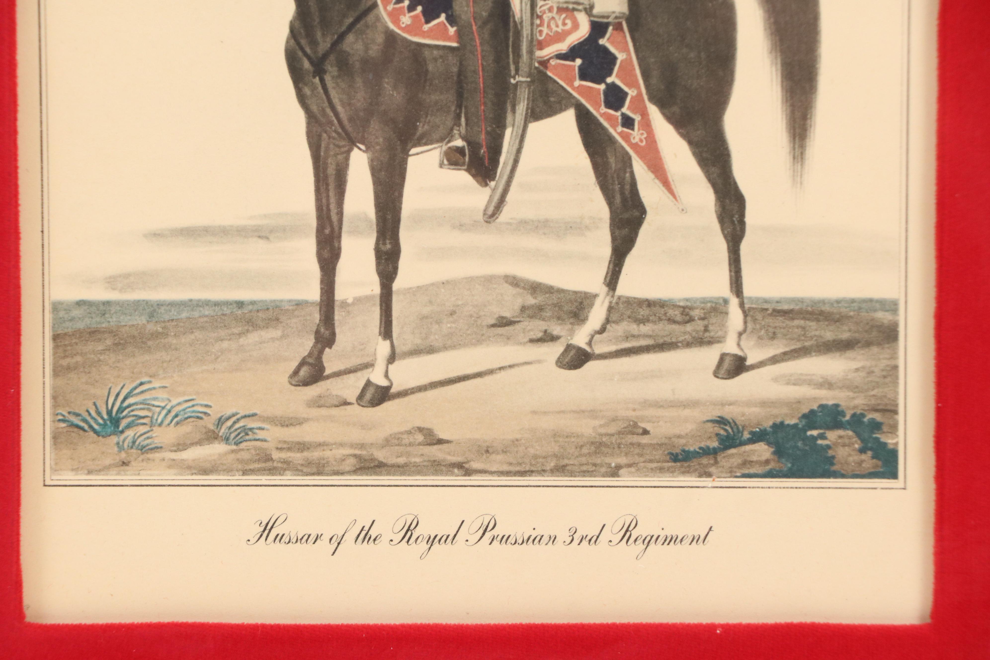 Triton Press Color Lithographs of Royal Prussian Military, 1951