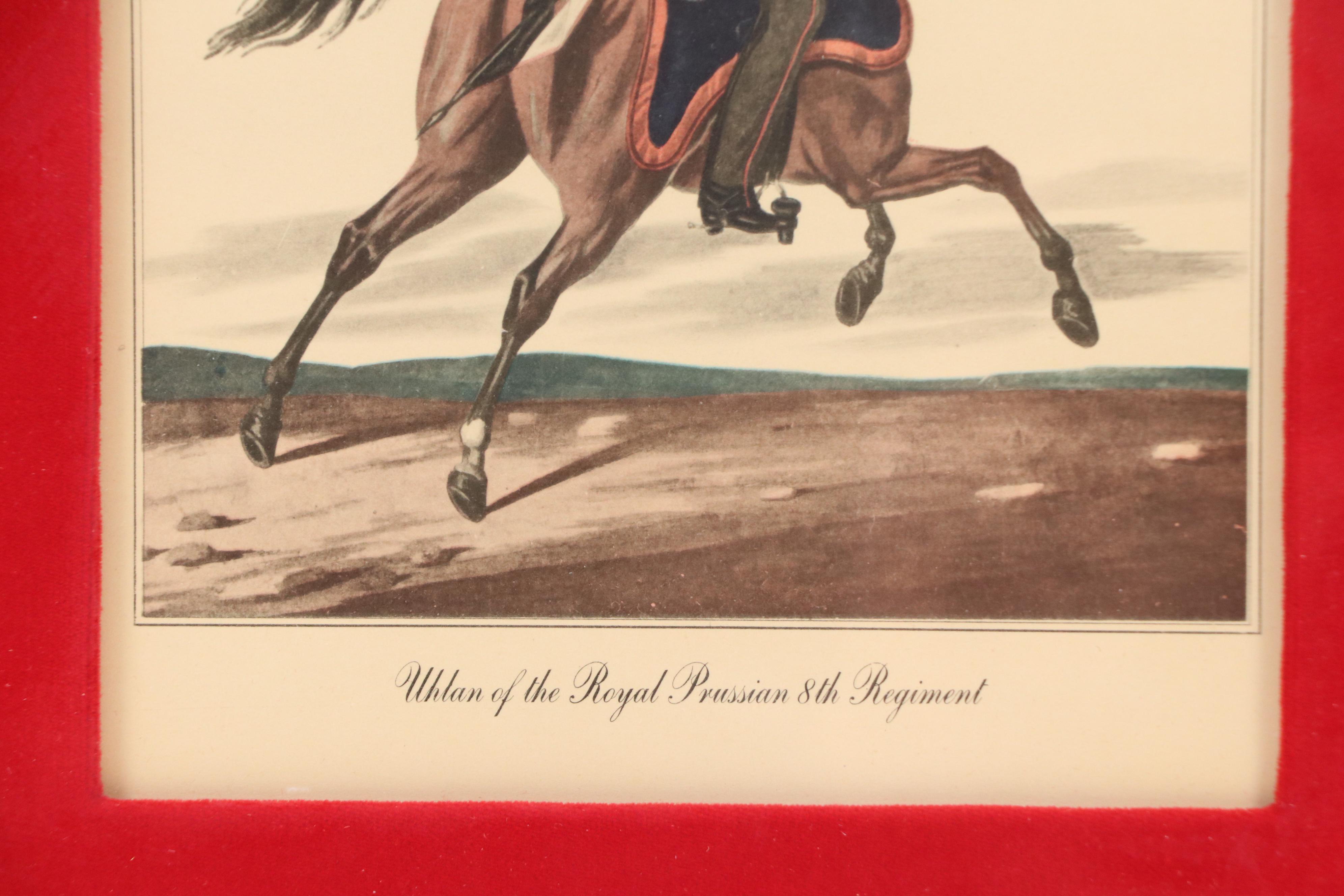 Triton Press Color Lithographs of Royal Prussian Military, 1951