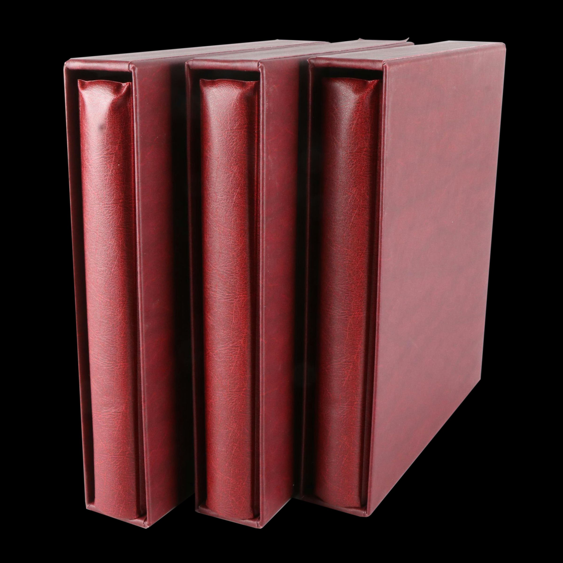 Three Albums of Mint Condition U.S. Regular Issue Postage Stamps, 1902 to 2001