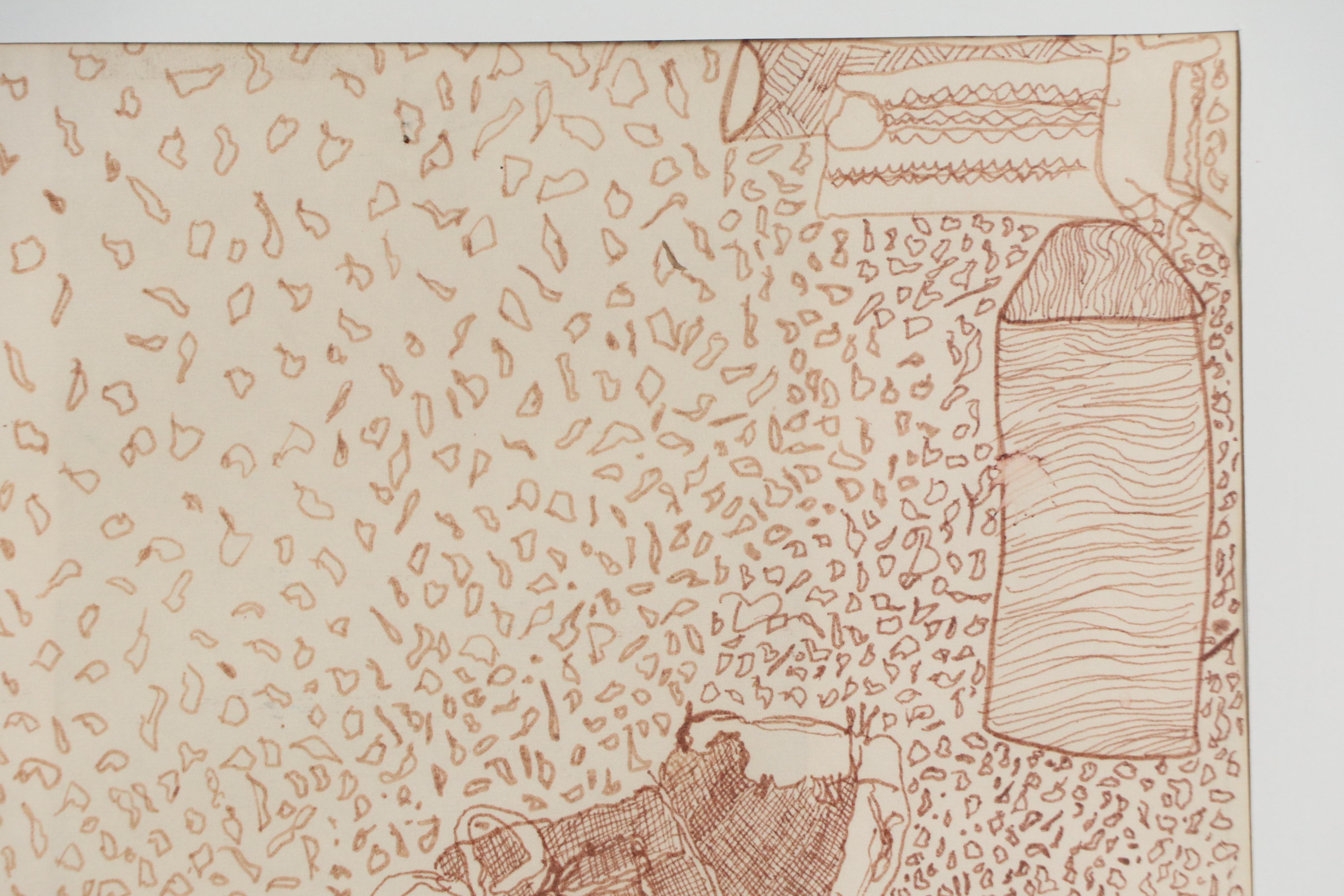 Maria Peerless Lithograph of Stylized Shoes, Late 20th to 21st Century