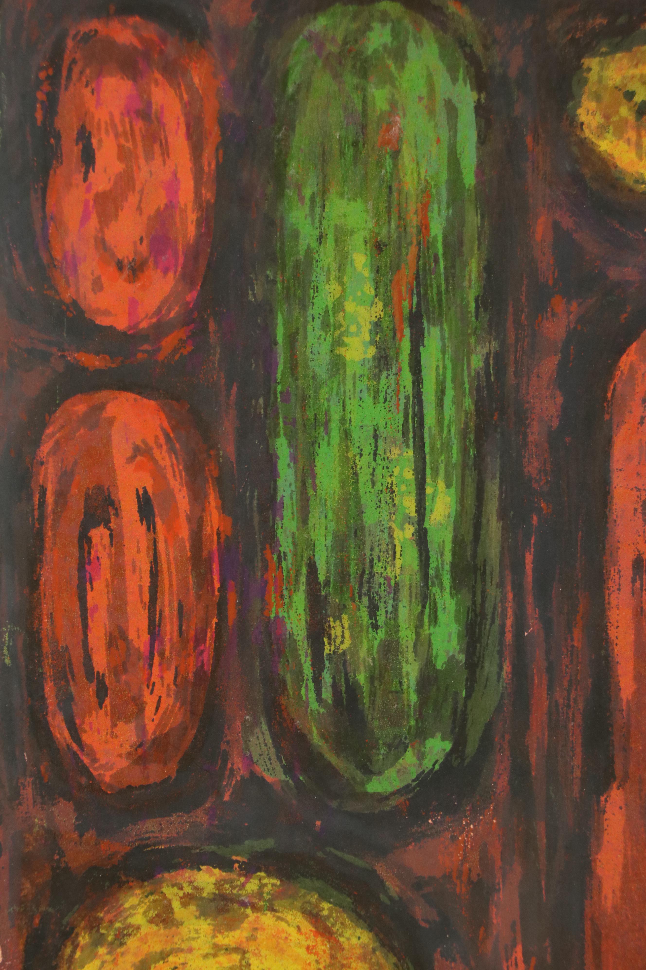 Robert Frankel Abstract Color Lithograph "#57," Late 20th Century