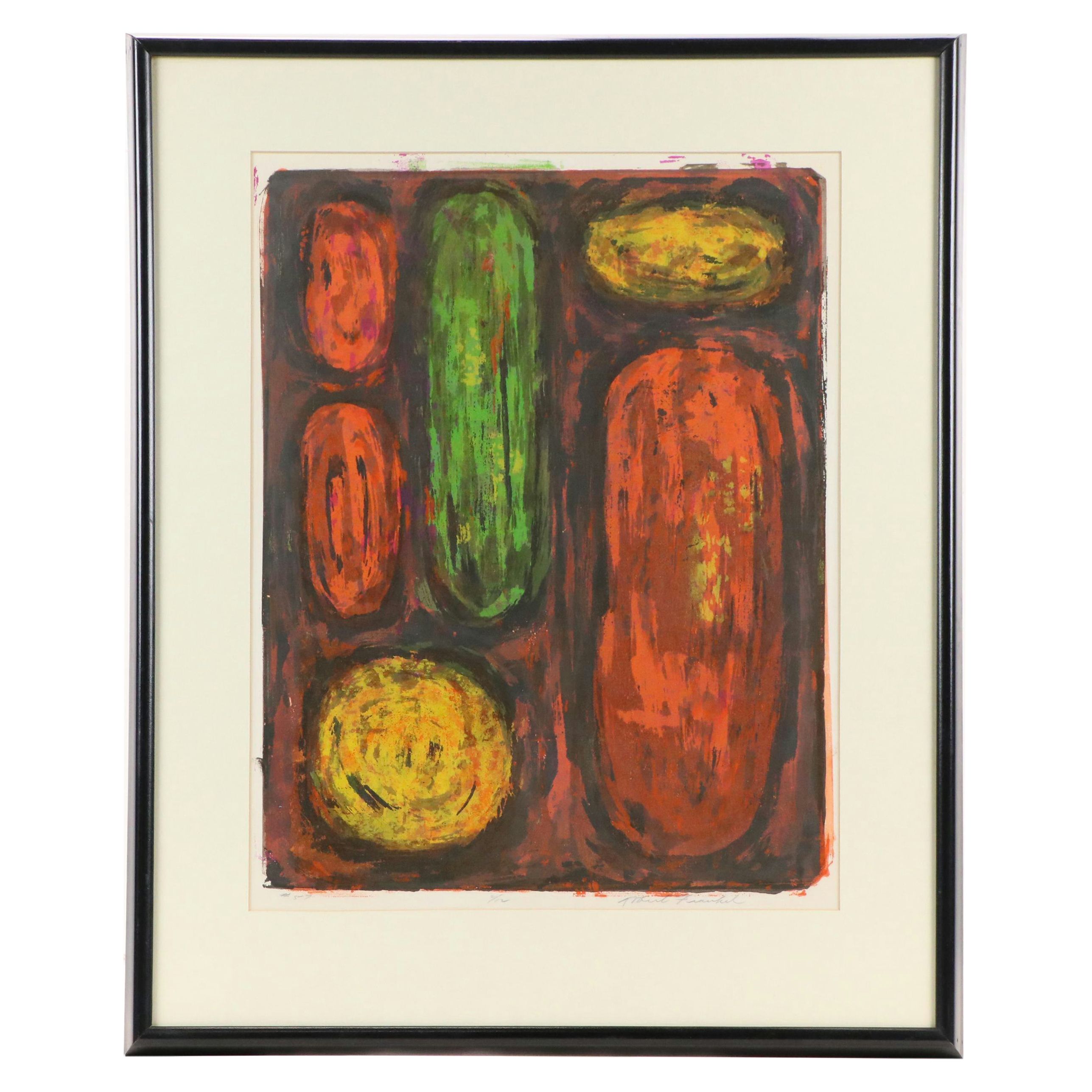 Robert Frankel Abstract Color Lithograph "#57," Late 20th Century
