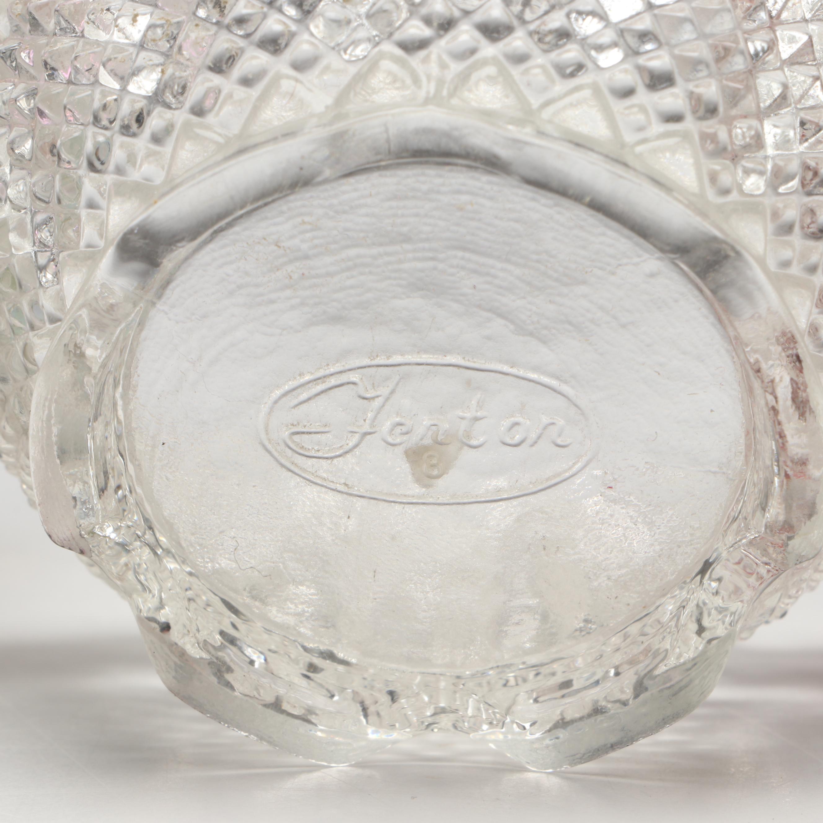 Fenton Hand-Painted Fairy Lamps